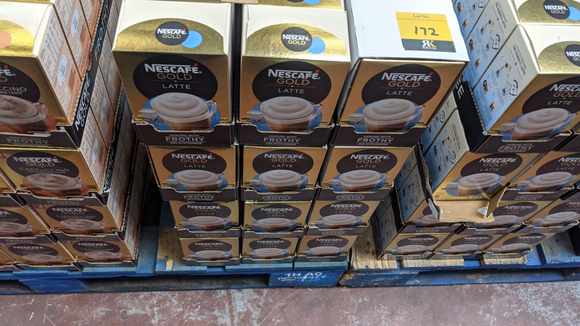 72 boxes of Nescafe Gold Latte Instant Coffee Drink - each box contains 8 off 22g sachets. IMPORTANT - Image 2 of 2