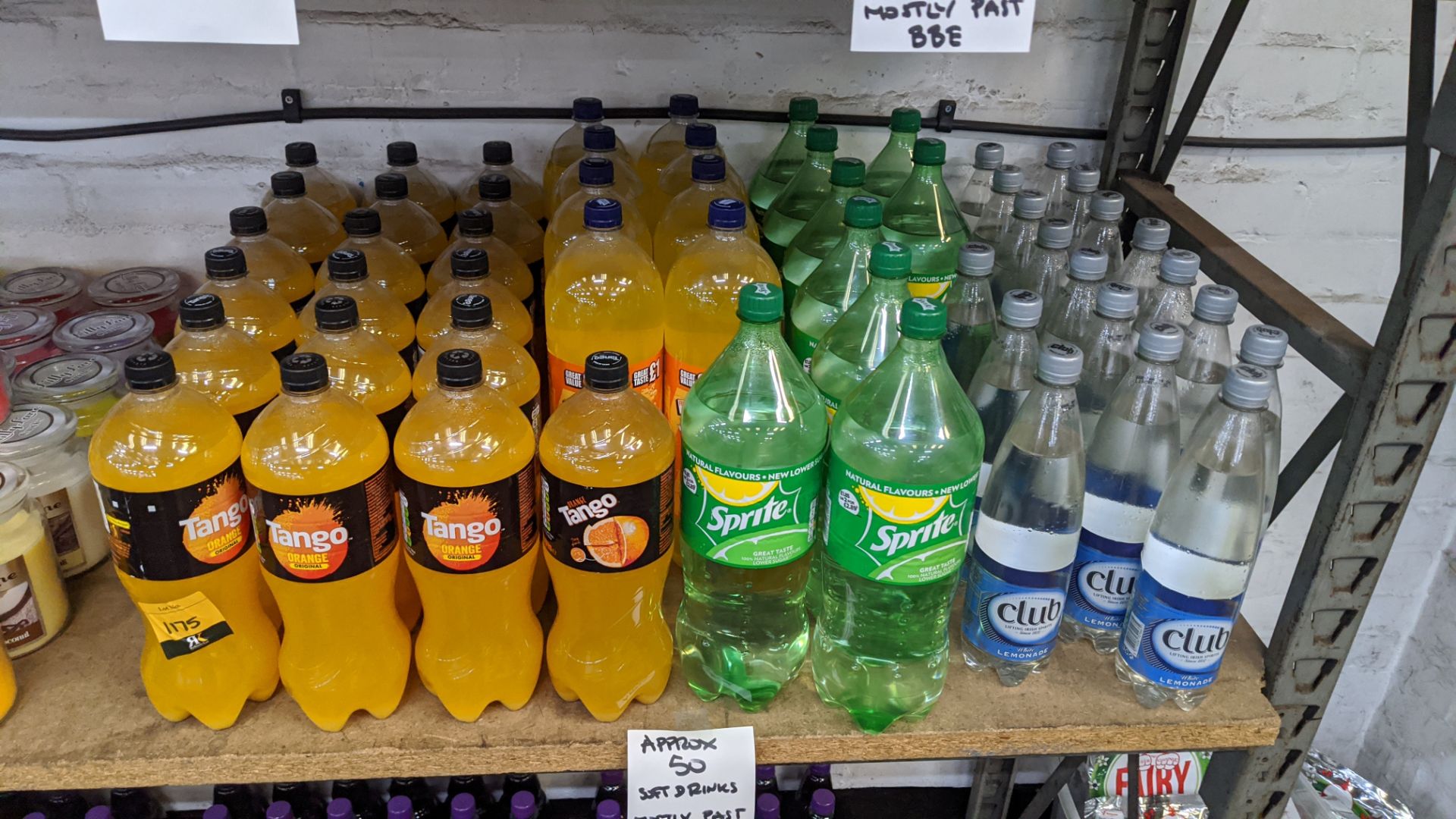 Approx. 50 assorted bottles of Tango, Sprite, lemonade & other soft drinks. IMPORTANT – DO NOT BID - Image 3 of 3