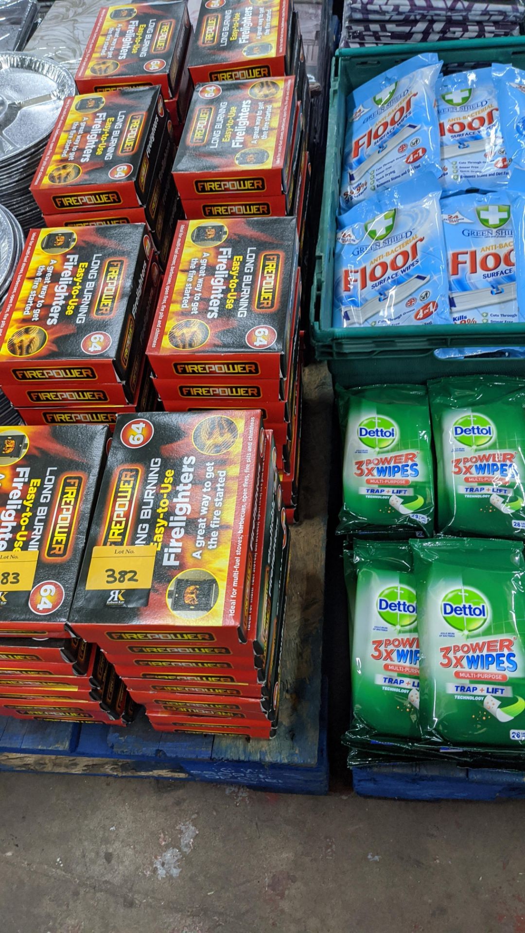 36 boxes of Fire Power firelighters each box containing 64 firelighters. IMPORTANT – DO NOT BID