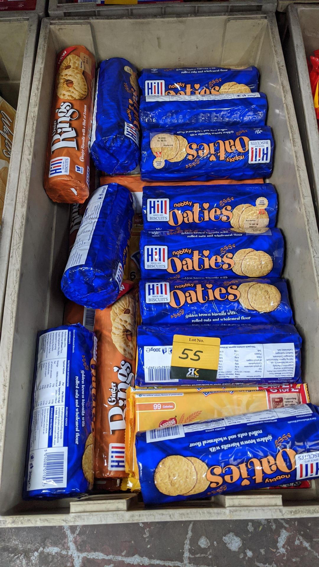 Contents of a crate of Oaties, Breakway, Ginger Rings & other biscuits - crate excluded. IMPORTANT – - Image 2 of 2
