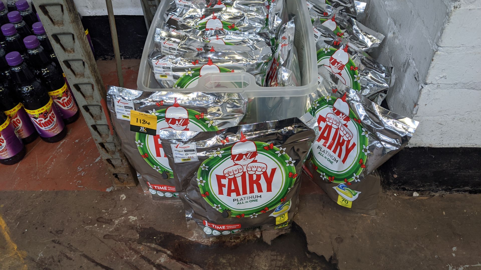 14 packs of Fairy Platinum all-in-one, each pack containing 70 capsules - tub excluded. - Image 2 of 3