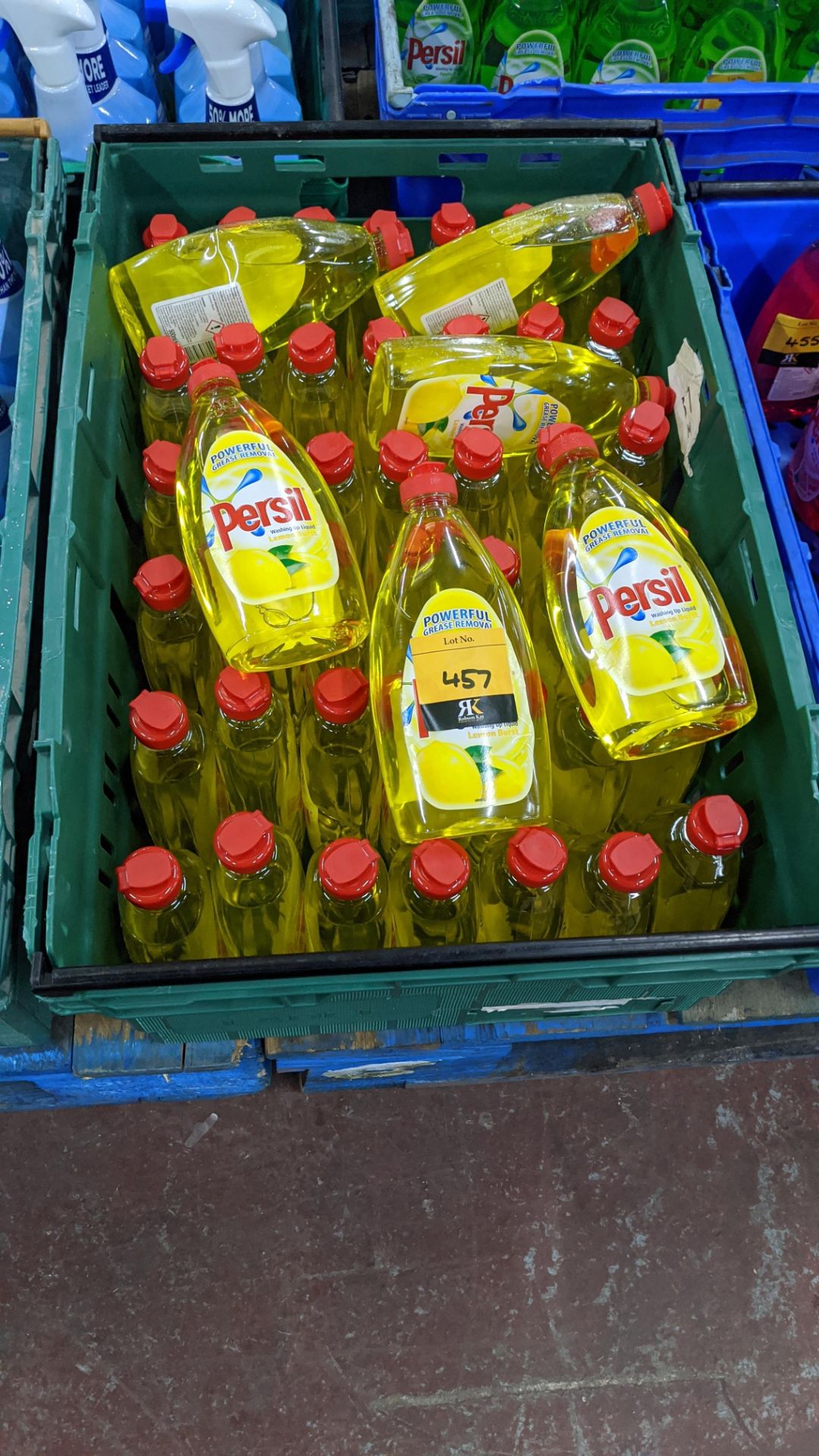 47 off 500ml bottles of Persil Lemon Burst washing up liquid. IMPORTANT – DO NOT BID BEFORE