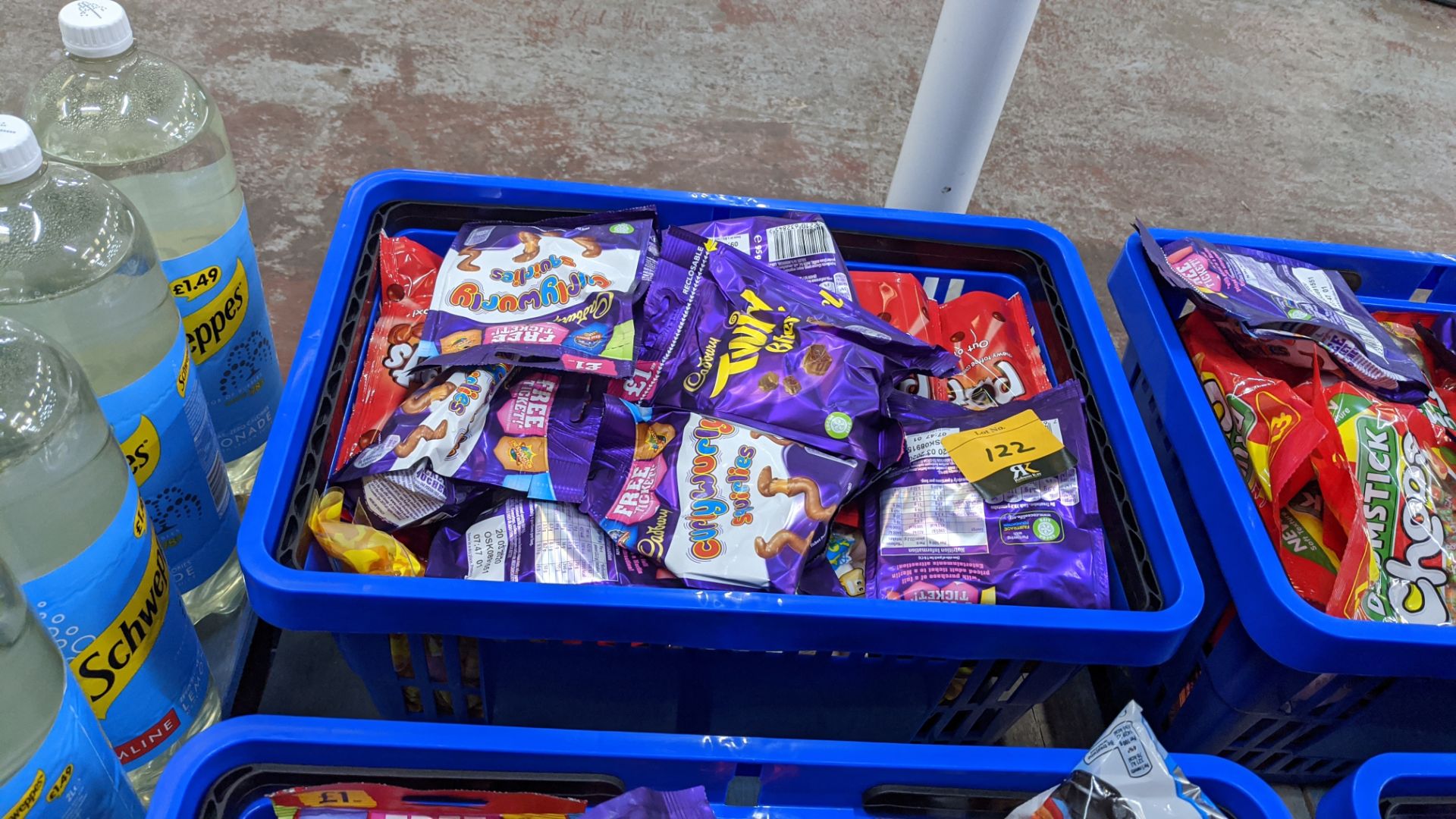 Contents of a crate of assorted chocolate & confectionery - crate excluded. IMPORTANT – DO NOT BID