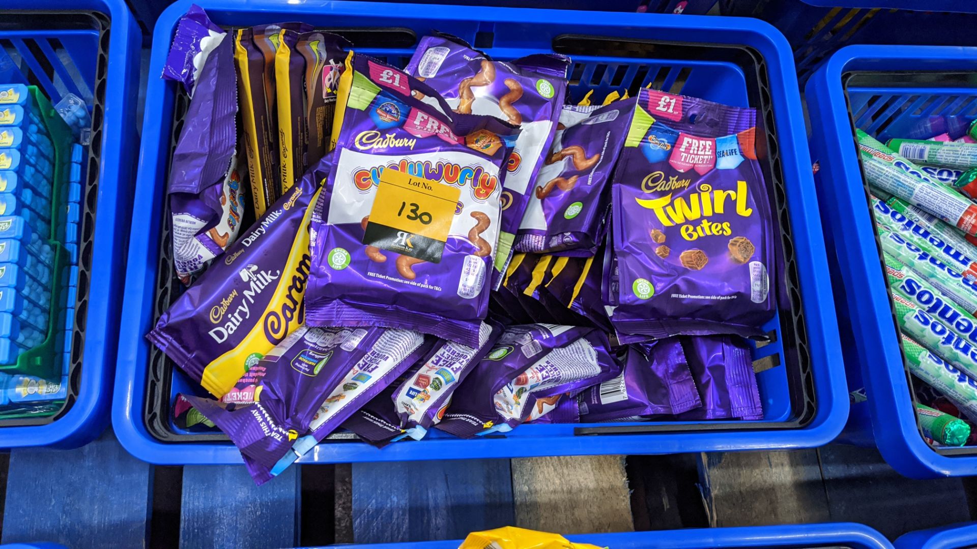 Contents of a crate of assorted chocolate & confectionery - crate excluded. IMPORTANT – DO NOT BID - Image 2 of 2