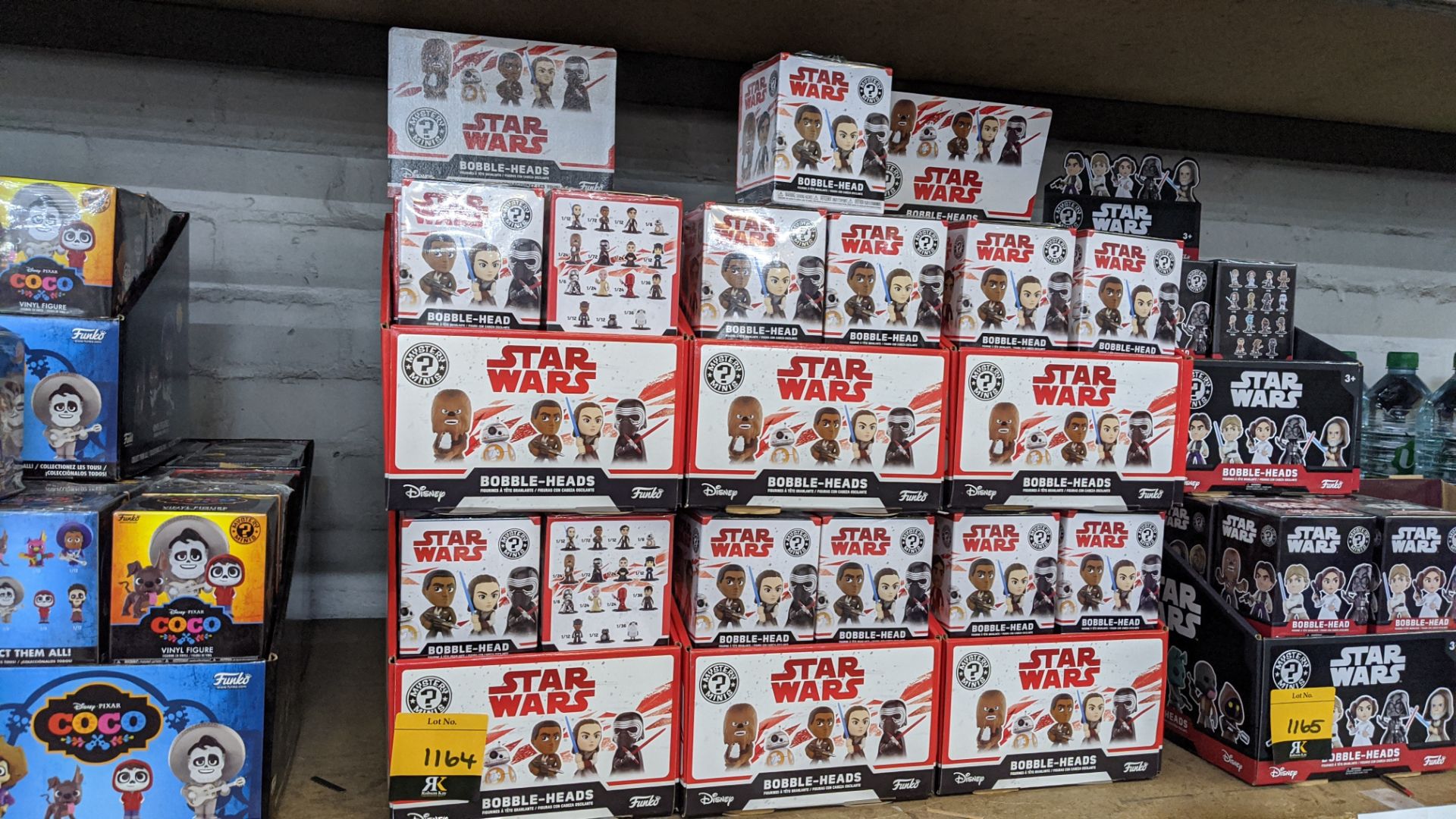 144 off Star Wars Bobble Heads. IMPORTANT – DO NOT BID BEFORE READING THE IMPORTANT INFORMATION