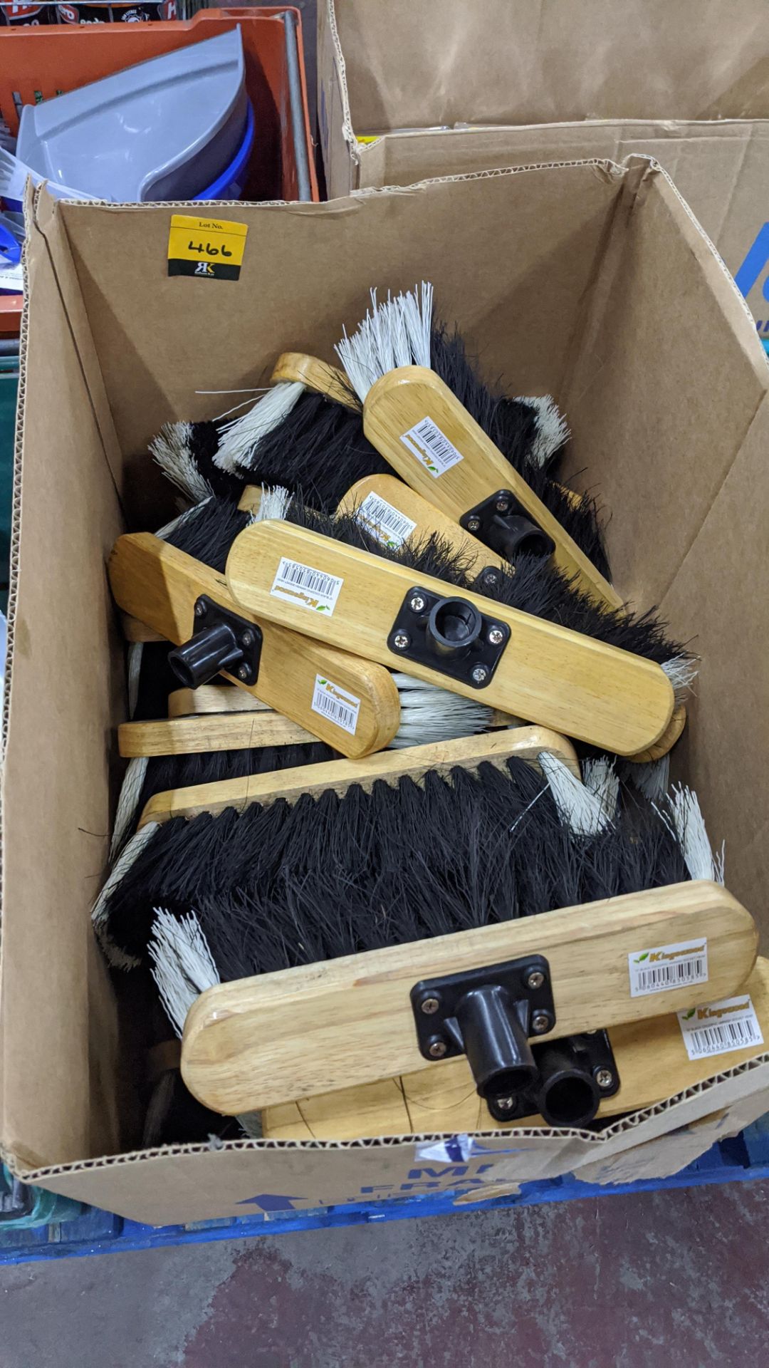 Box of sweeping brush heads. IMPORTANT – DO NOT BID BEFORE READING THE IMPORTANT INFORMATION