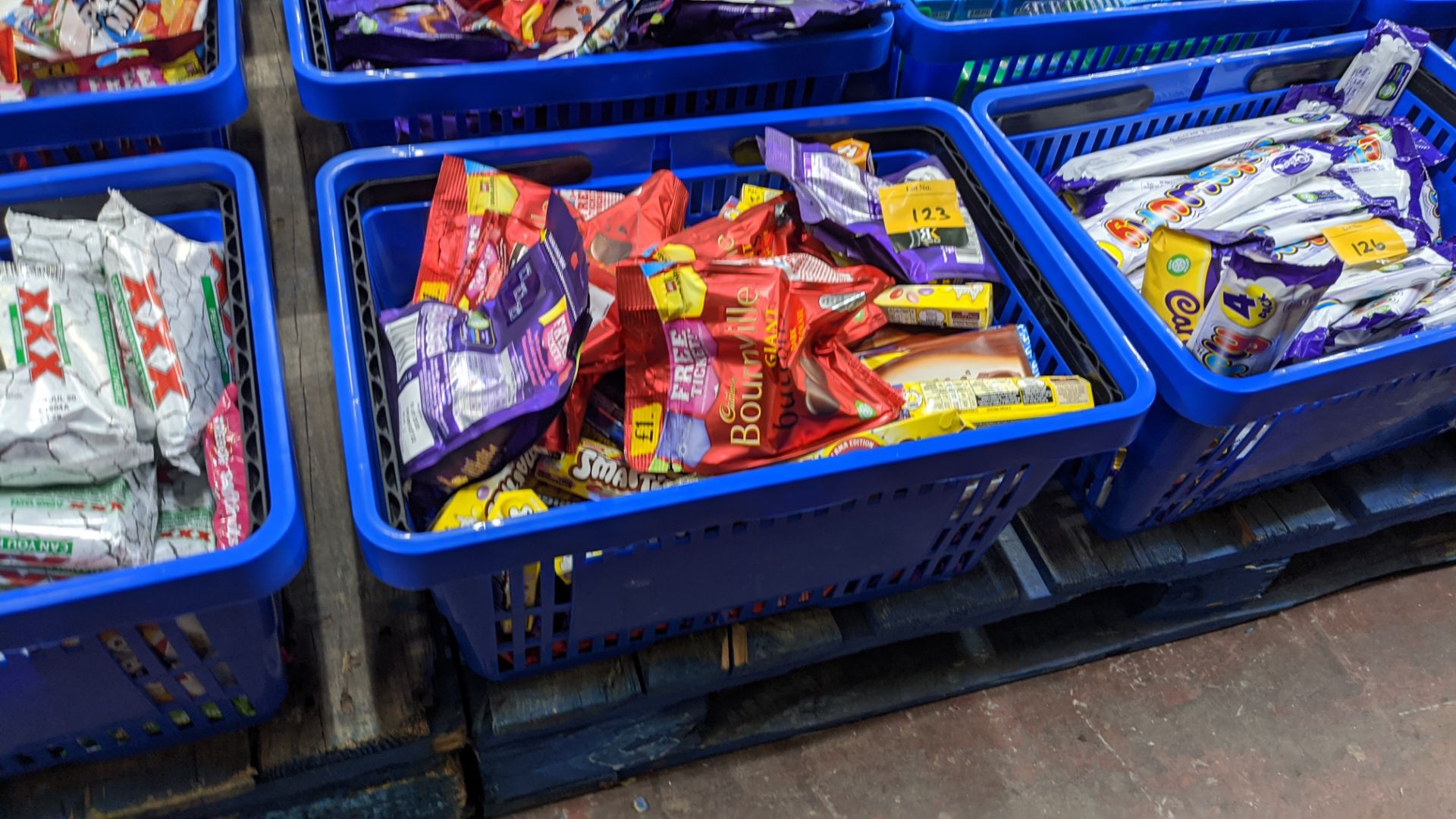 Contents of a crate of assorted chocolate & confectionery - crate excluded. IMPORTANT – DO NOT BID