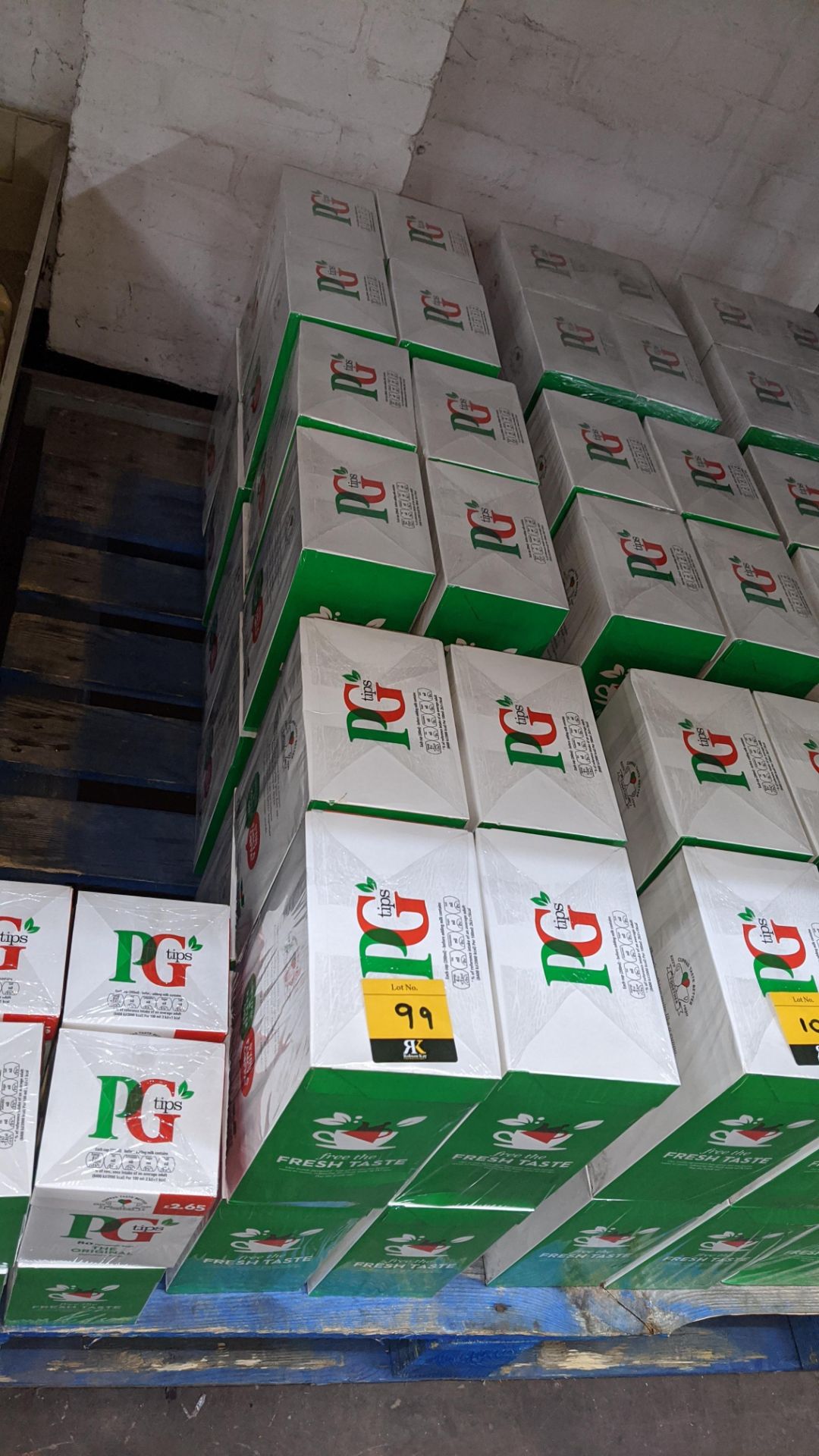 24 off large boxes of PG Tips Original Signature Pyramid Tea Bags, each box containing 240 pyramid