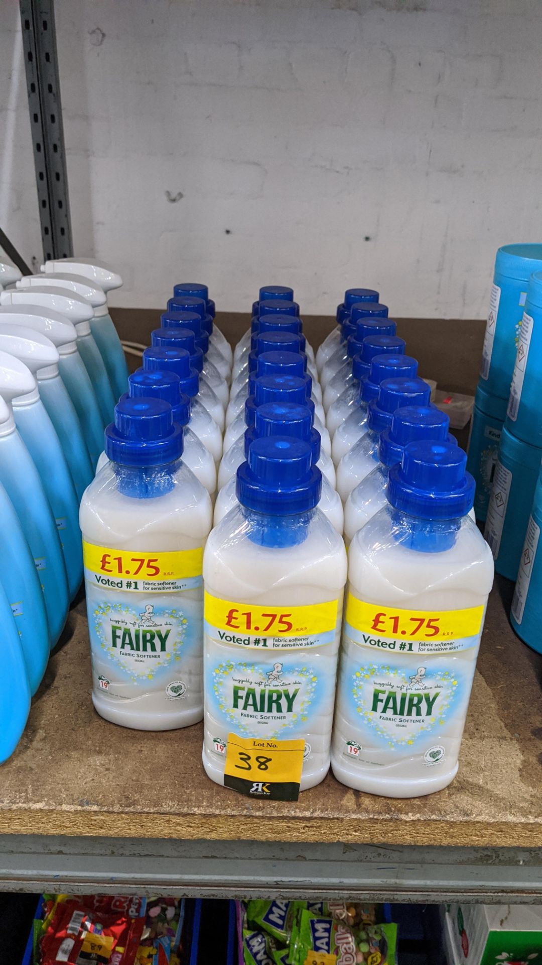 23 off 665ml bottles of Fairy fabric softener. IMPORTANT – DO NOT BID BEFORE READING THE IMPORTANT - Image 2 of 2