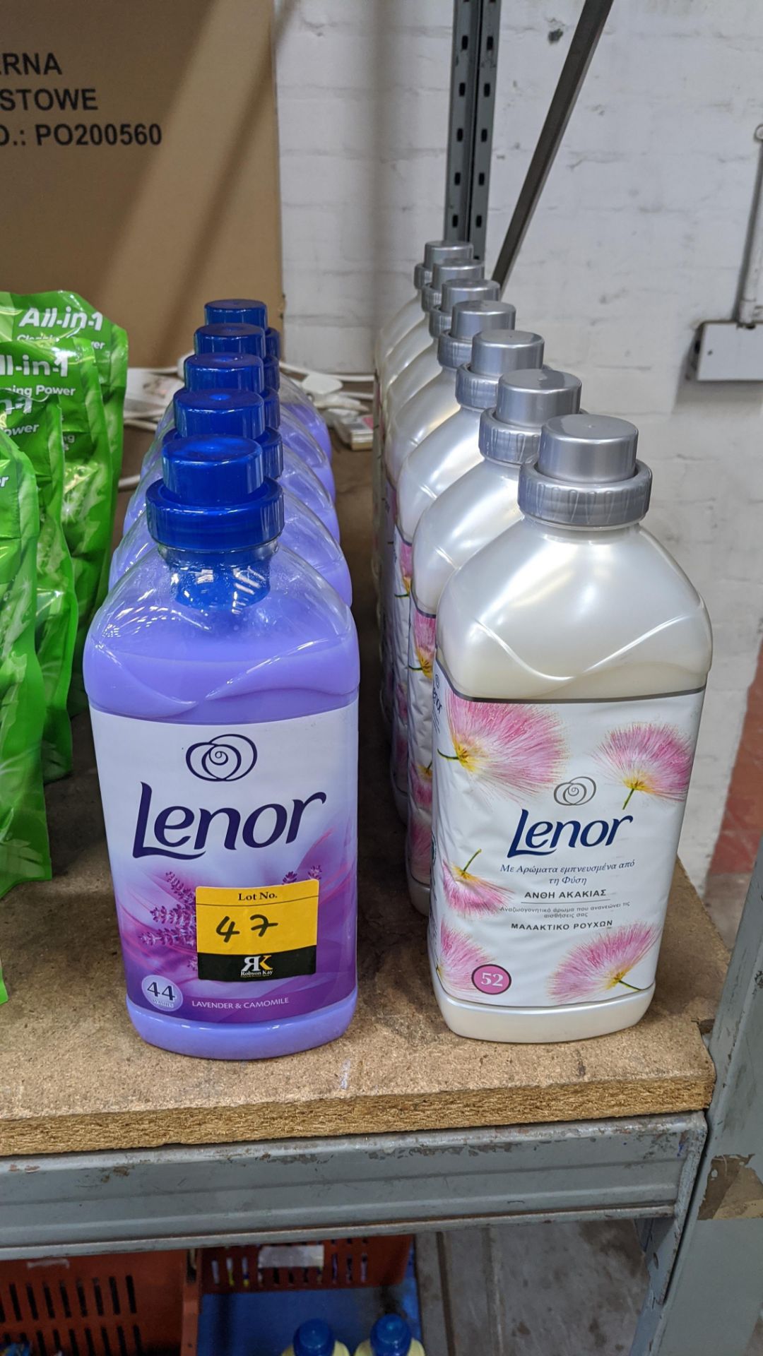 12 off 1.1 & 1.3 litre bottles of Lenor fabric conditioner. IMPORTANT – DO NOT BID BEFORE READING - Image 2 of 2