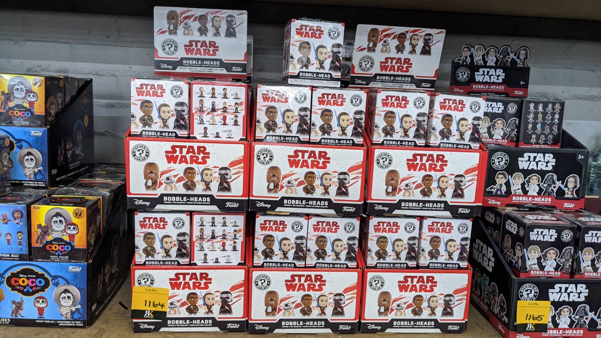 144 off Star Wars Bobble Heads. IMPORTANT – DO NOT BID BEFORE READING THE IMPORTANT INFORMATION - Image 2 of 2