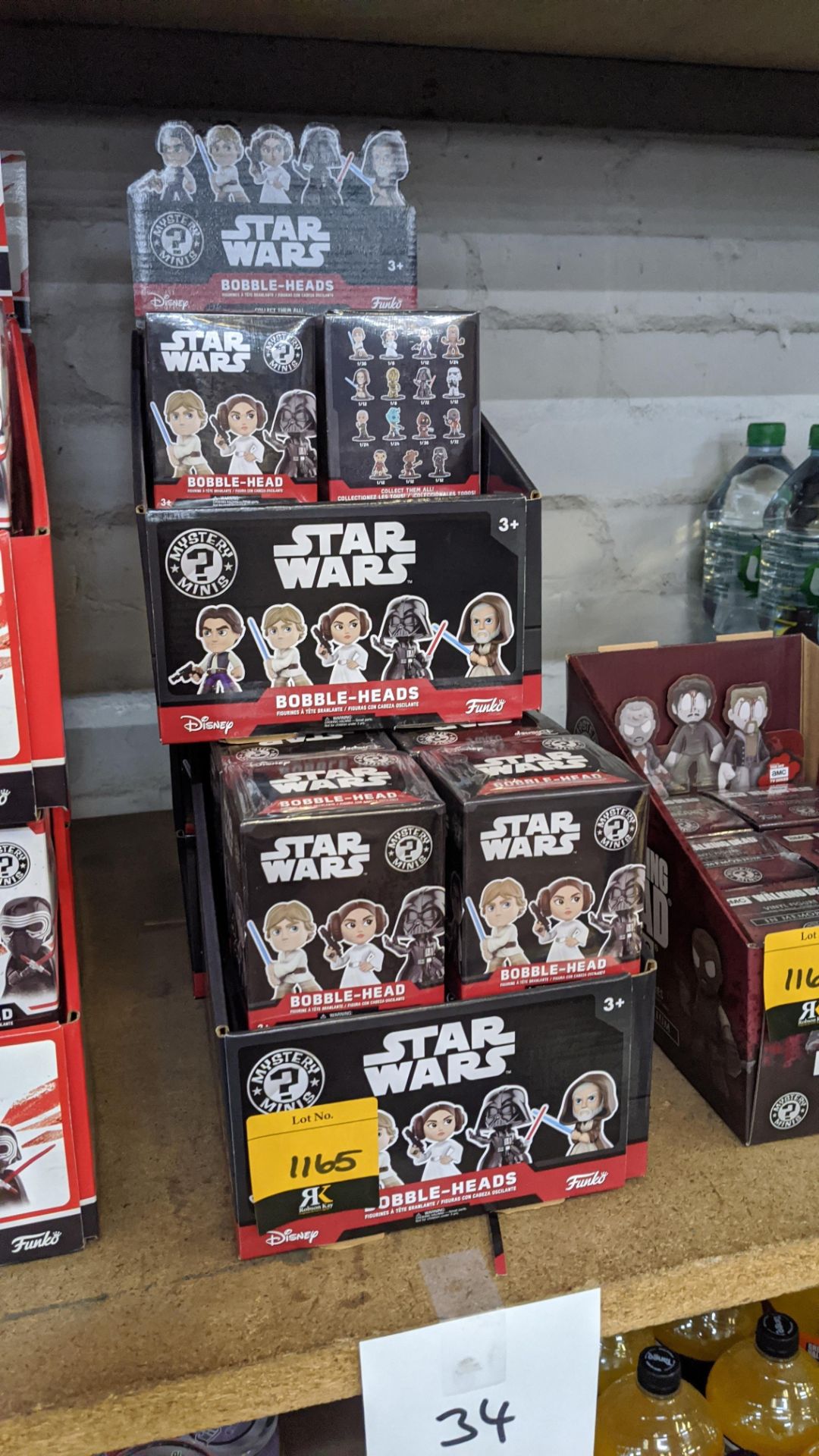 34 off Star Wars Bobble Heads. IMPORTANT – DO NOT BID BEFORE READING THE IMPORTANT INFORMATION