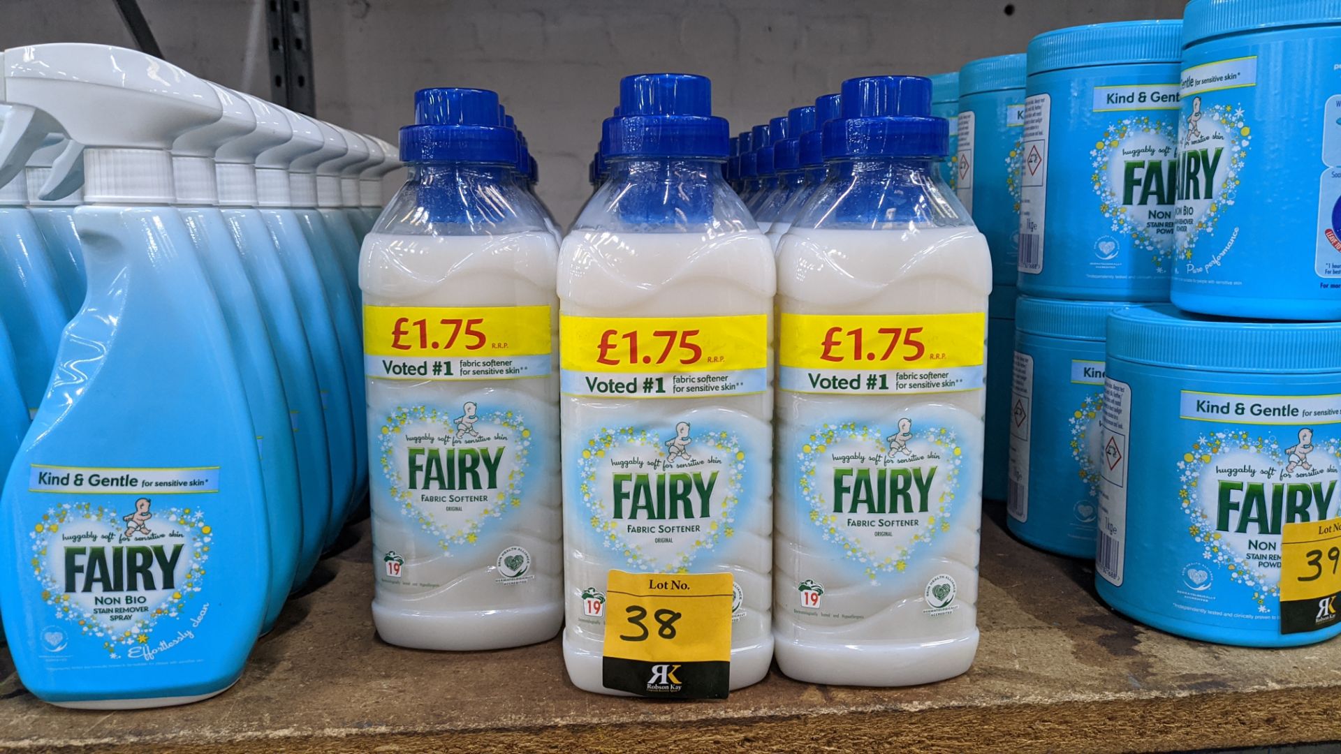 23 off 665ml bottles of Fairy fabric softener. IMPORTANT – DO NOT BID BEFORE READING THE IMPORTANT