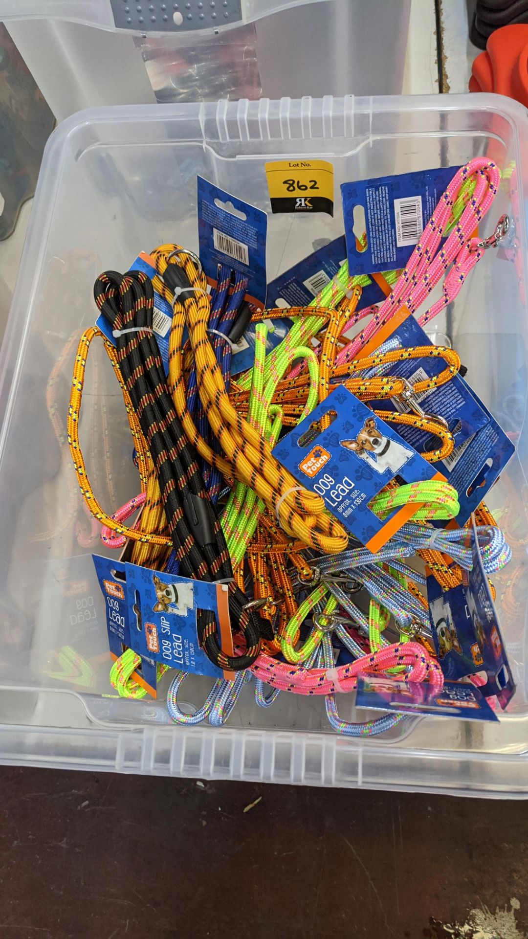 Contents of a crate of dog leads - crate excluded. IMPORTANT – DO NOT BID BEFORE READING THE - Image 2 of 2