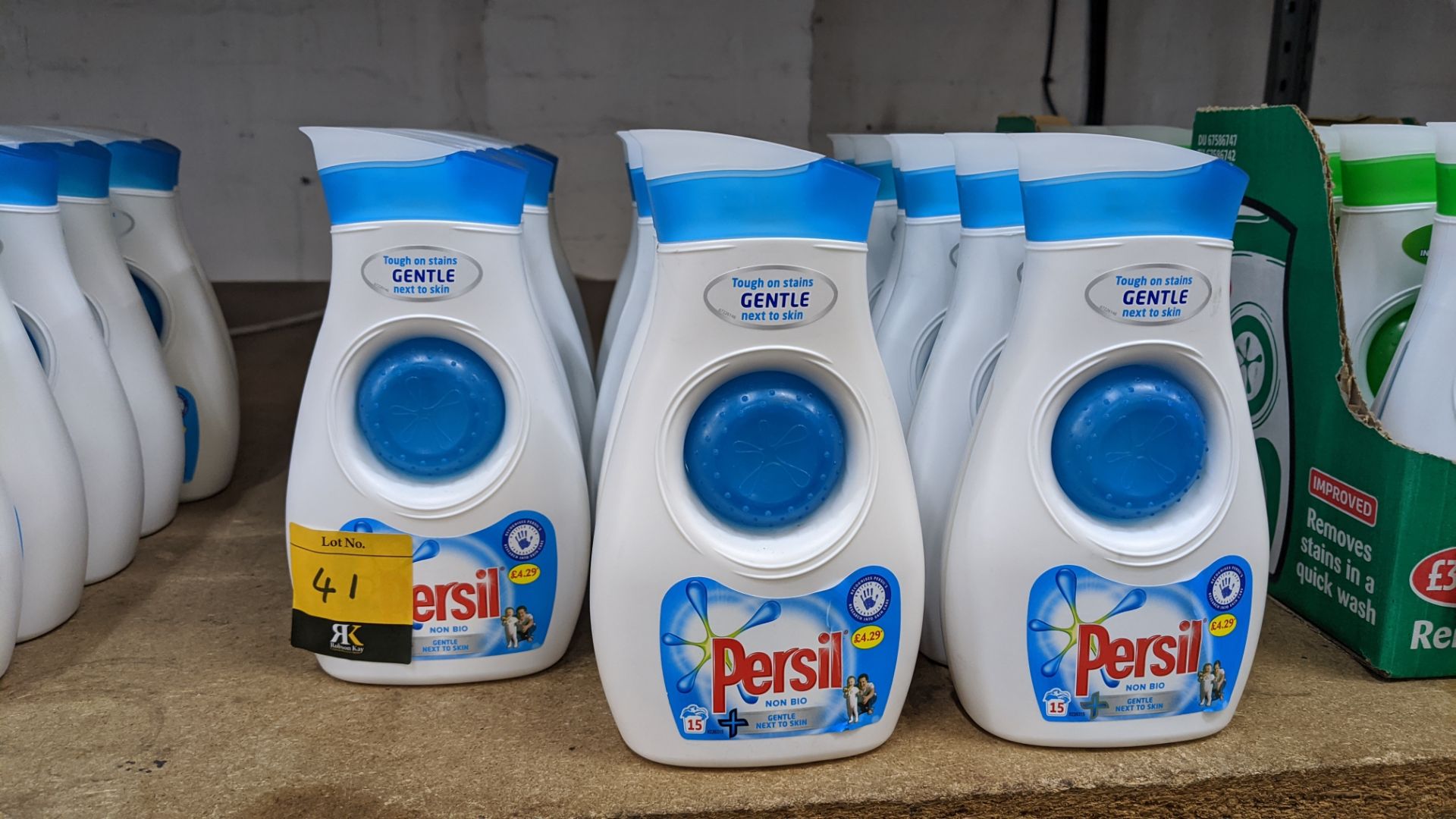 17 off 525ml bottles of Persil Non Bio liquid detergent for fabrics. IMPORTANT – DO NOT BID BEFORE