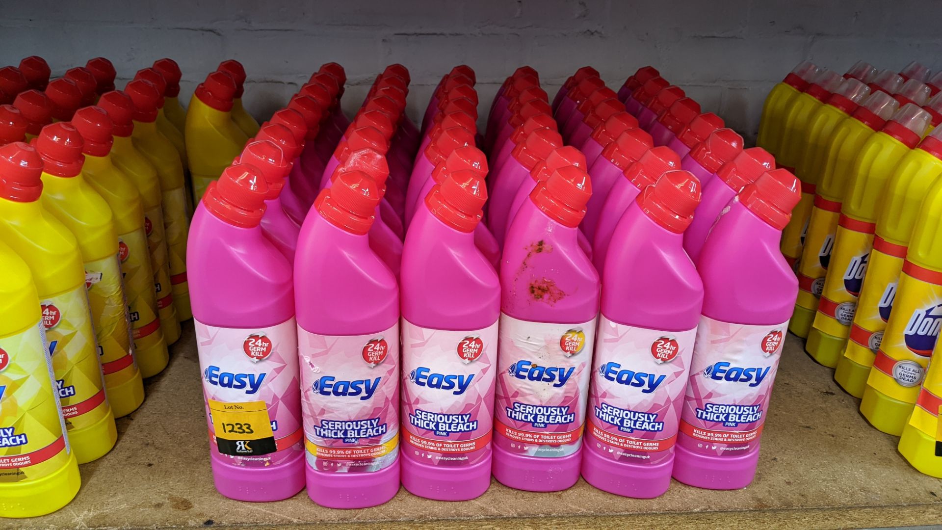 48 off 750ml bottles of Easy bleach. IMPORTANT – DO NOT BID BEFORE READING THE IMPORTANT INFORMATION