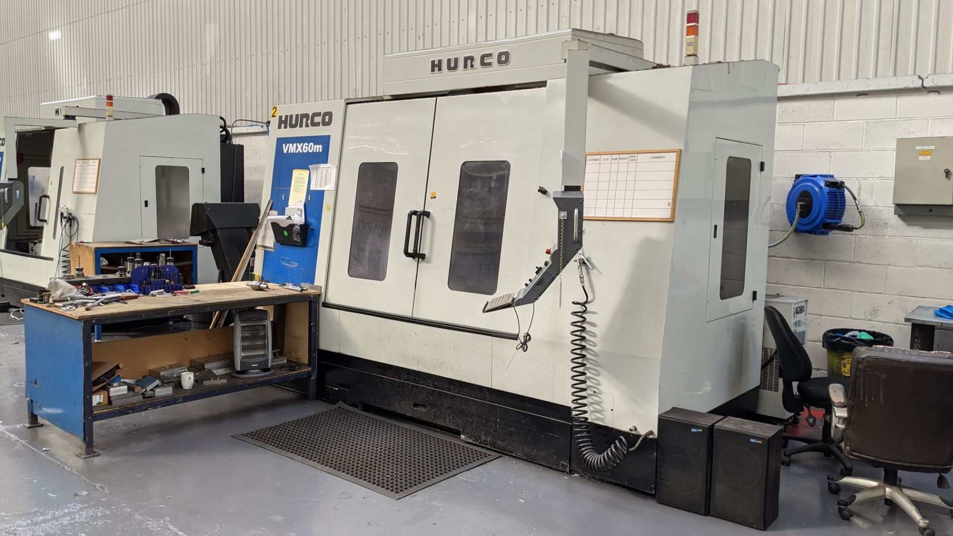 2010 Hurco VMX60m CNC machining centre with Max swing-out controls, serial no. H-S6041. Please - Image 12 of 28