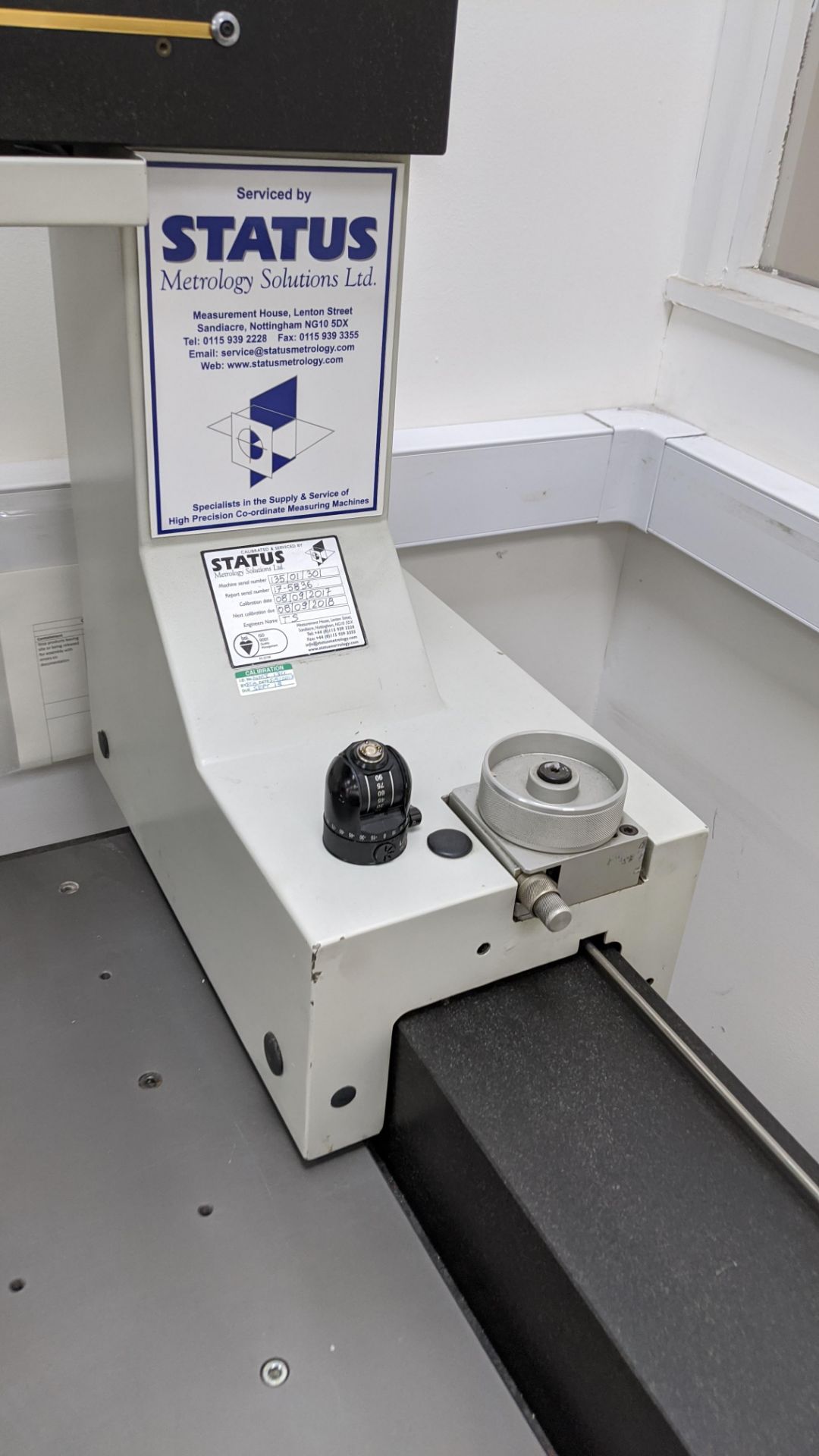 Coord 3 CMM on table measuring approx. 900mm x 780mm, including plate & bench centre as pictured. We - Image 8 of 12