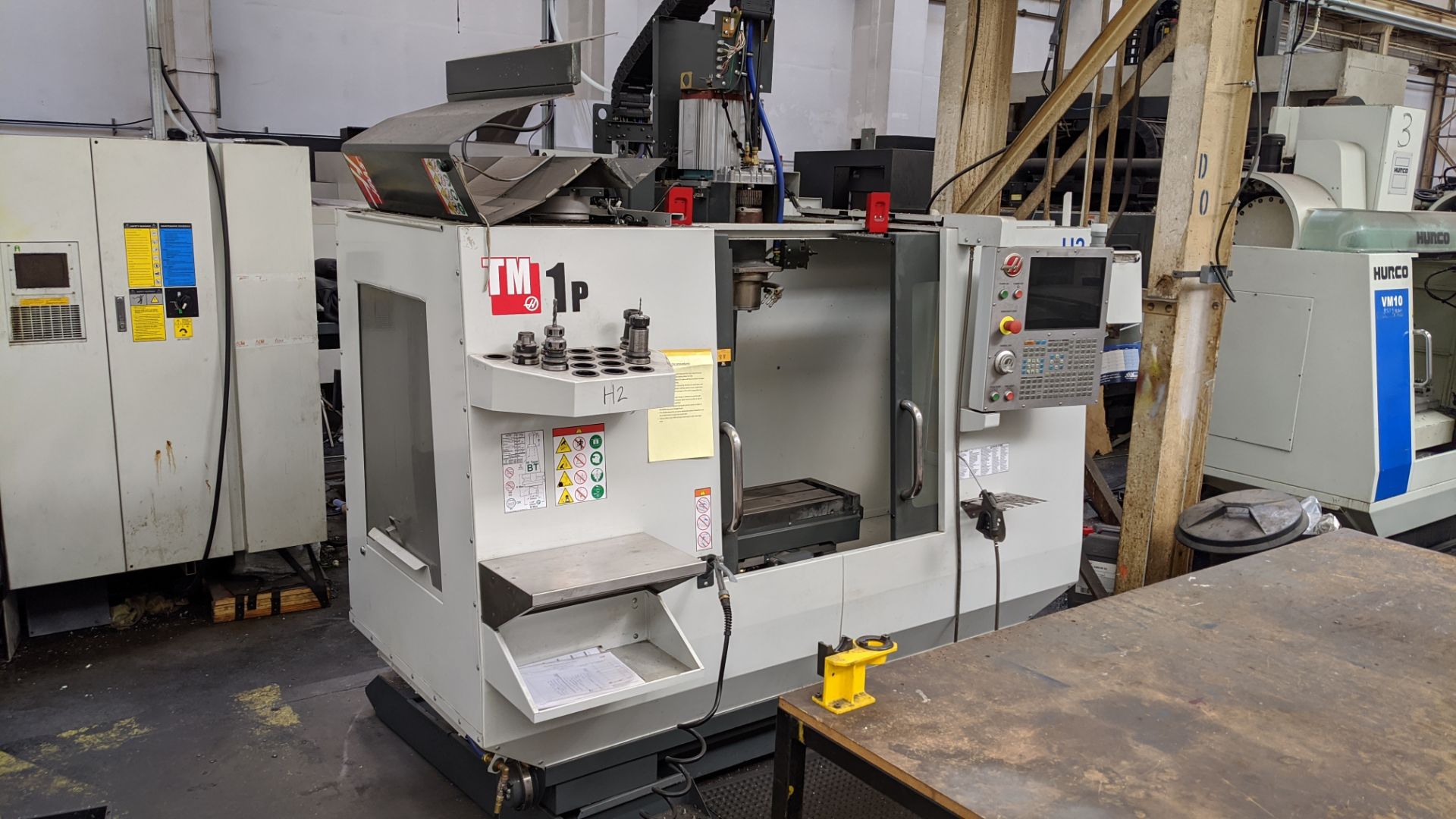 2017 Haas model TM-1P CNC machining centre, serial no. 1136253. Incorporating swing-out controls. - Image 25 of 25