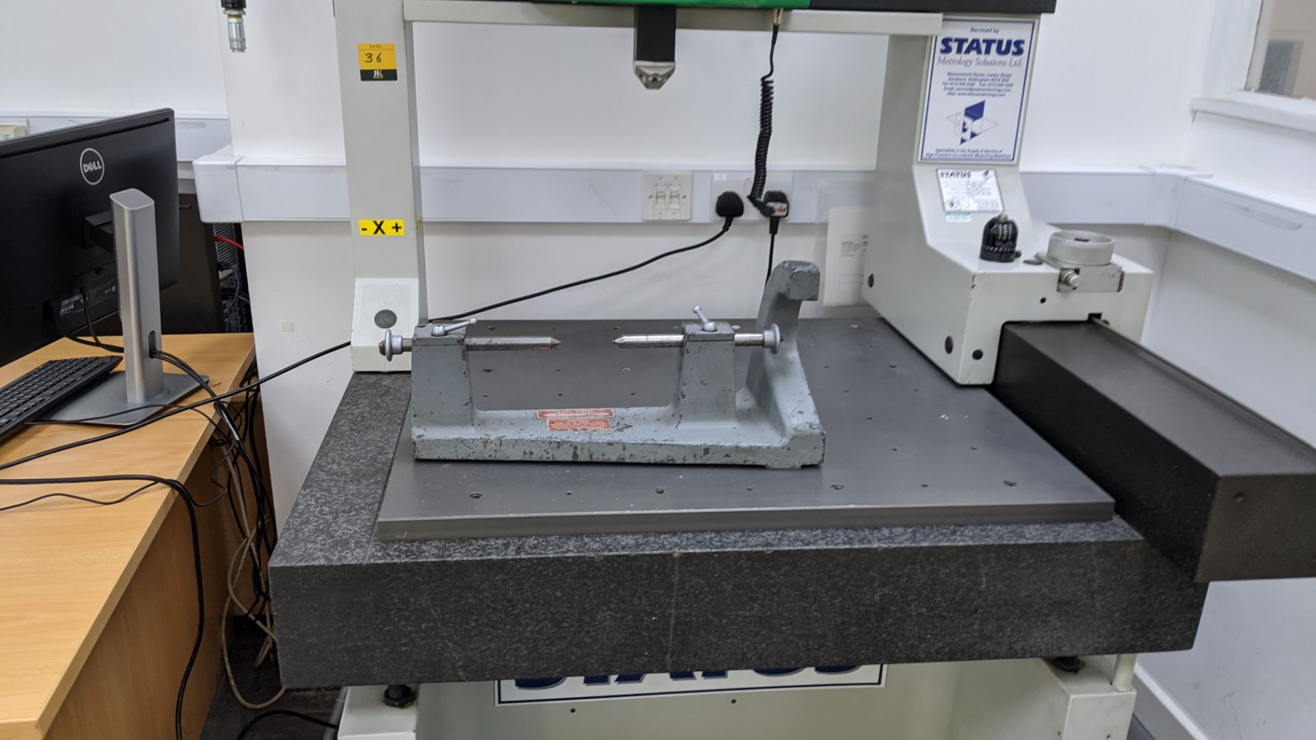 Coord 3 CMM on table measuring approx. 900mm x 780mm, including plate & bench centre as pictured. We - Image 6 of 12