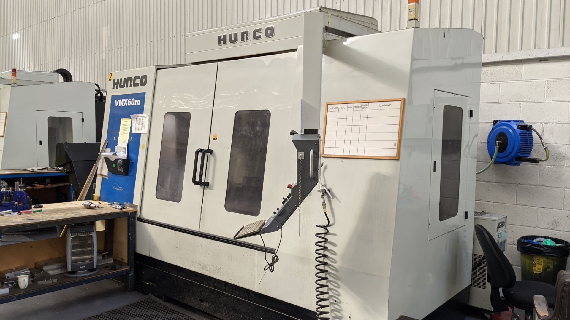 2010 Hurco VMX60m CNC machining centre with Max swing-out controls, serial no. H-S6041. Please - Image 24 of 28