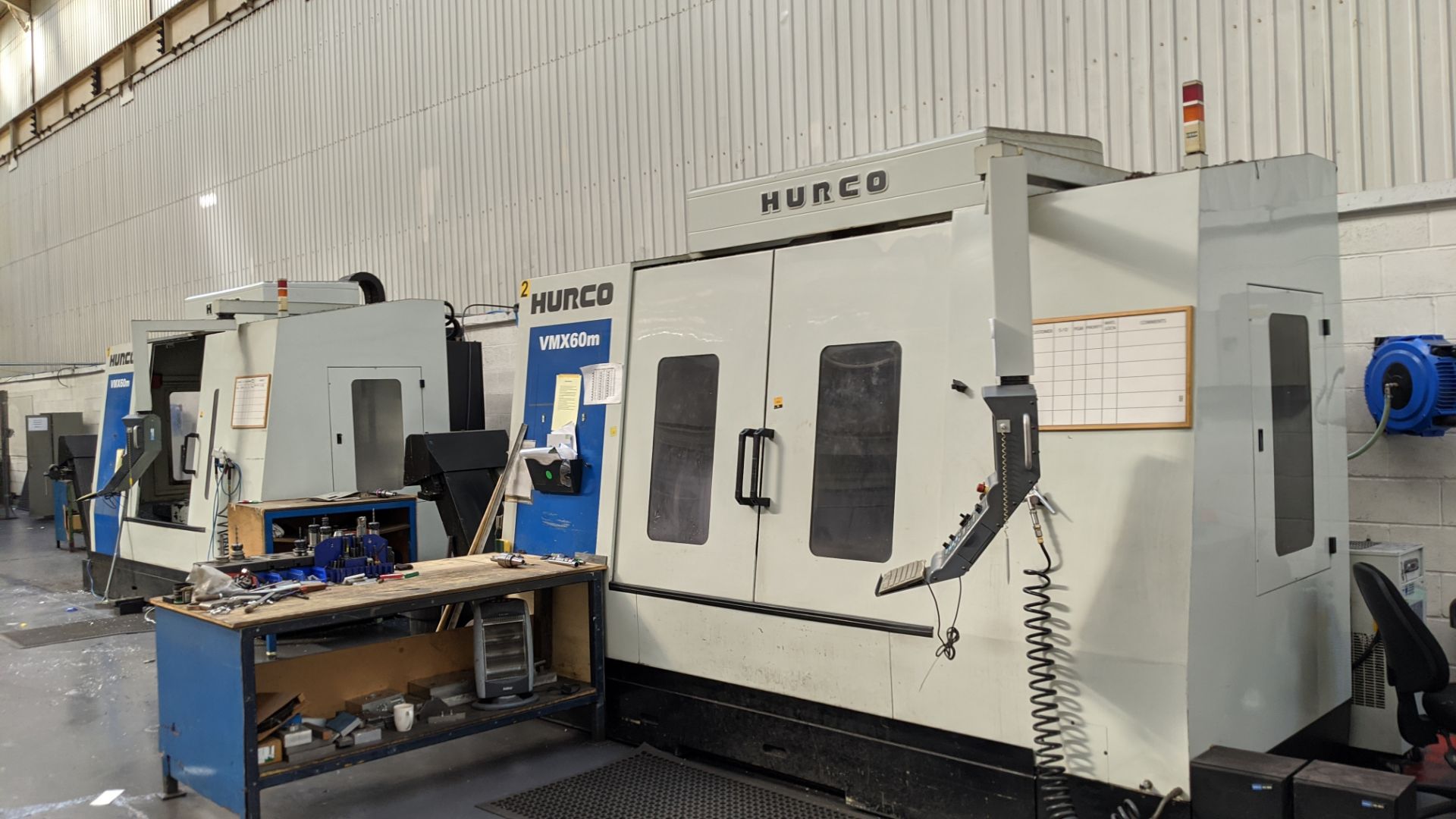 2010 Hurco VMX60m CNC machining centre with Max swing-out controls, serial no. H-S6041. Please - Image 11 of 28