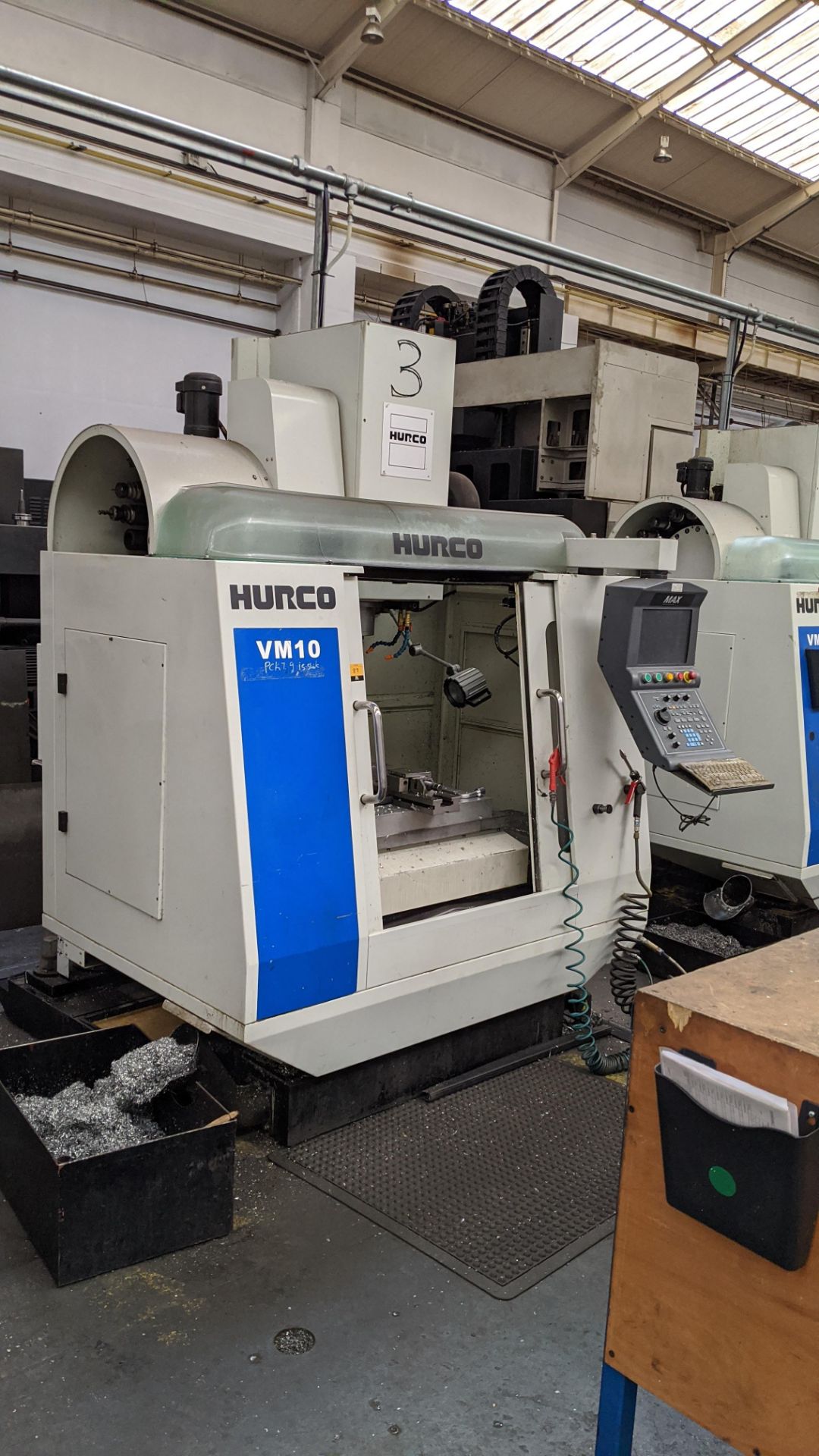 2011 Hurco VM10 CNC machining centre, serial no. H-V1E0580. Incorporates Max swing-out controller. - Image 2 of 20