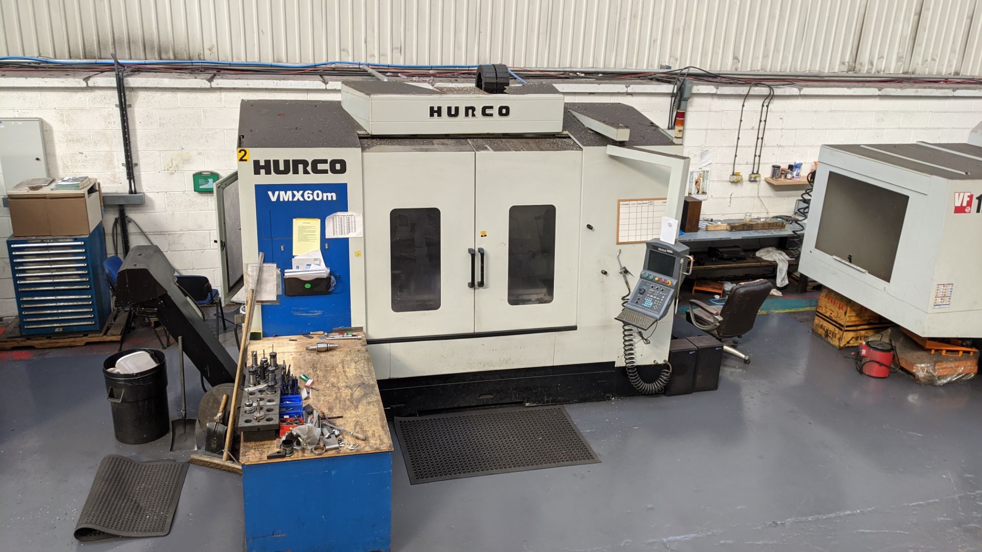 2010 Hurco VMX60m CNC machining centre with Max swing-out controls, serial no. H-S6041. Please - Image 3 of 28