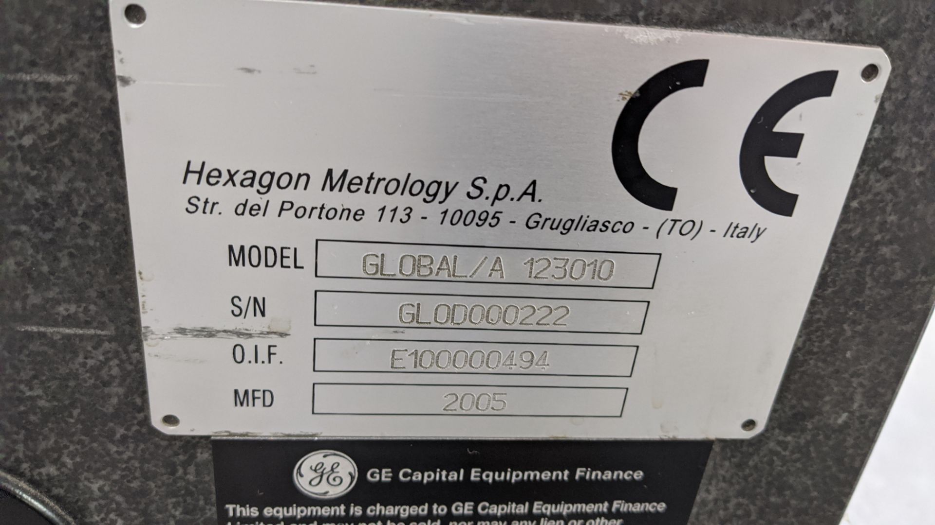 Hexagon Metrology CMM model Global/A123010, serial no. GLOD000222 on granite table measuring very - Image 6 of 35