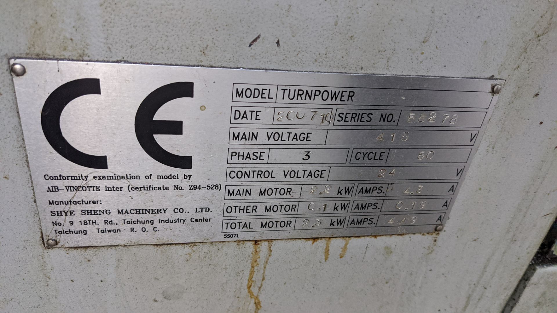 E-Turn 1430 Turnpower lathe with Newall C80 DRO - Image 6 of 8