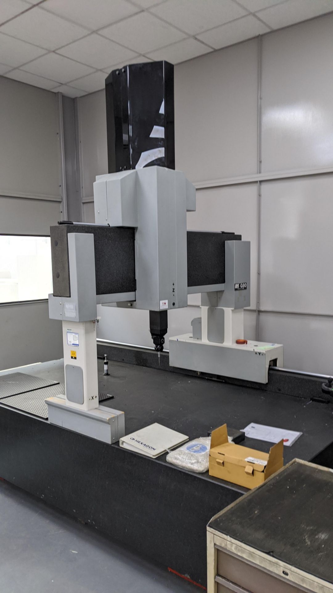 LK Microvector CMM model G80 with Renishaw model PH10T probe on granite table measuring approx. - Image 2 of 28