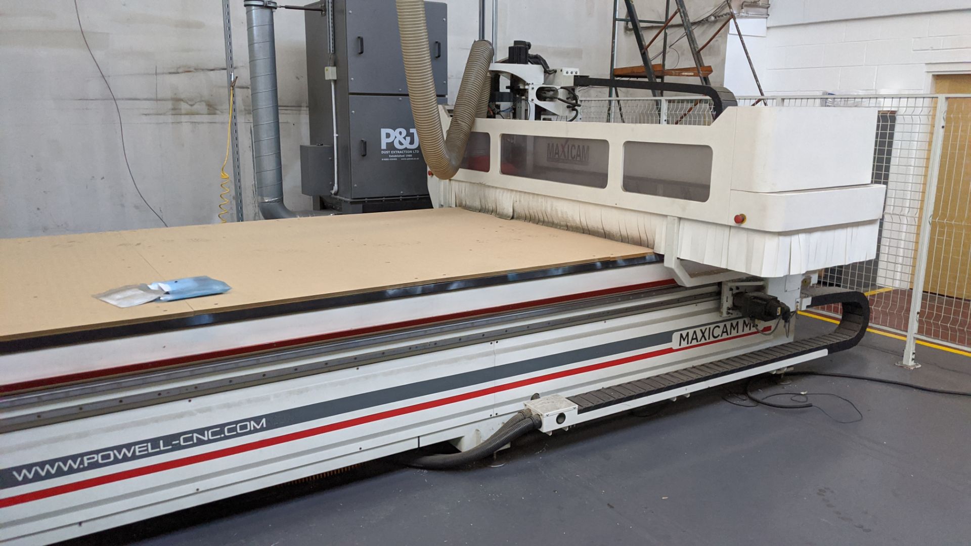 Powell CNC Maxicam M4 Maxi-M4 2040 Professional Series router including freestanding power cabinet - Image 13 of 40