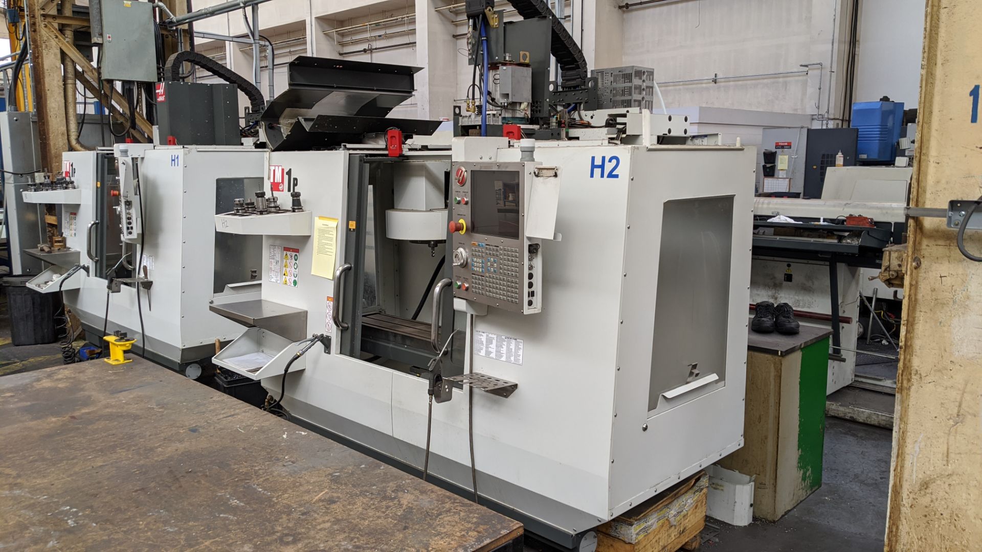 2017 Haas model TM-1P CNC machining centre, serial no. 1136253. Incorporating swing-out controls. - Image 3 of 25