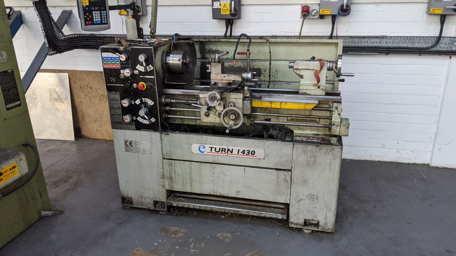 E-Turn 1430 Turnpower lathe with Newall C80 DRO - Image 3 of 8