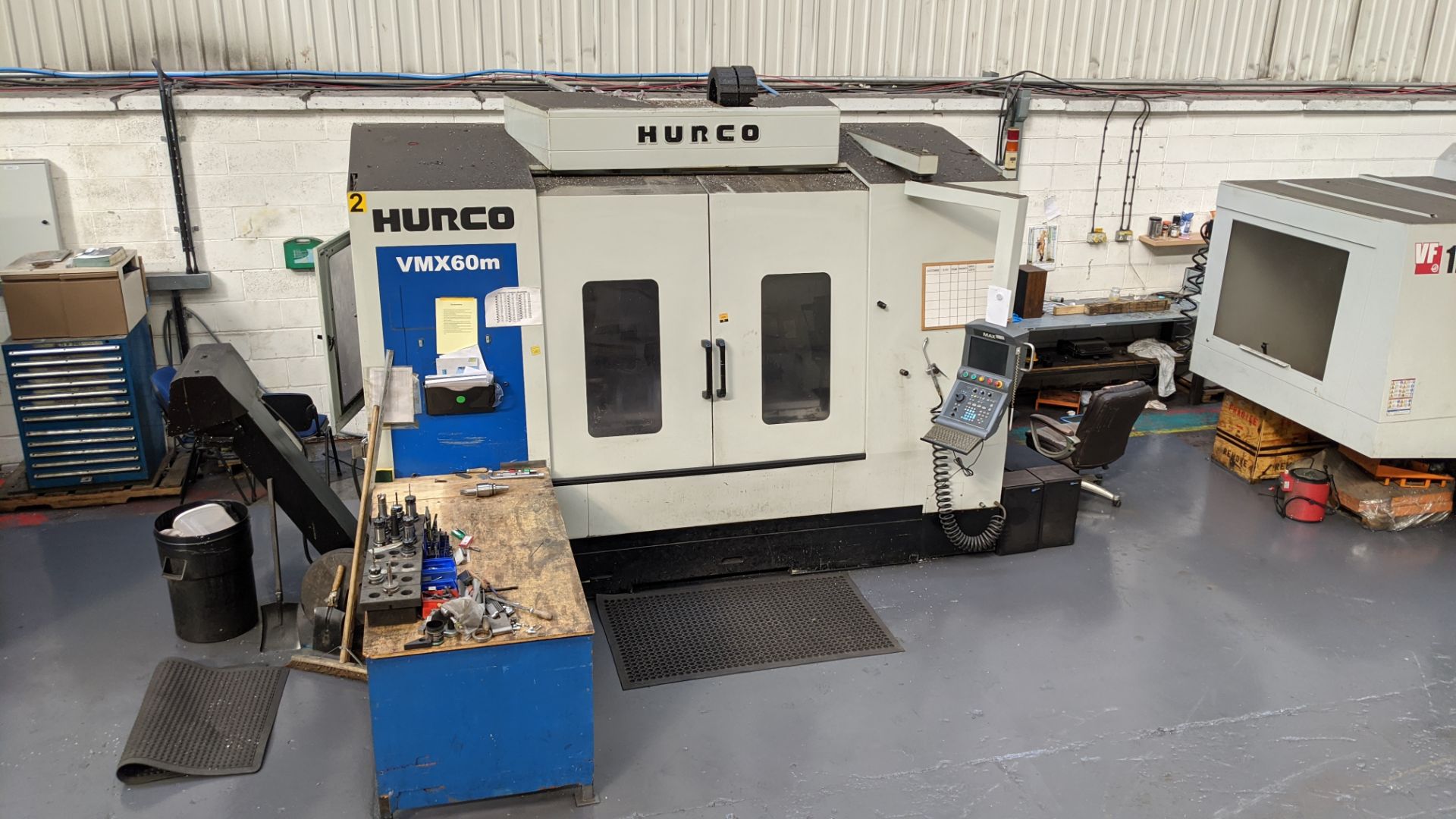 2010 Hurco VMX60m CNC machining centre with Max swing-out controls, serial no. H-S6041. Please - Image 5 of 28