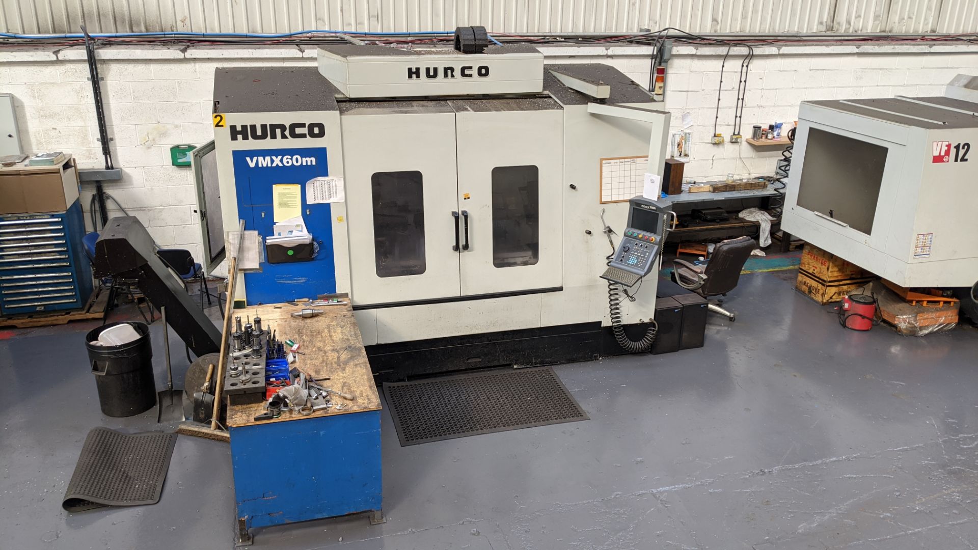 2010 Hurco VMX60m CNC machining centre with Max swing-out controls, serial no. H-S6041. Please - Image 6 of 28