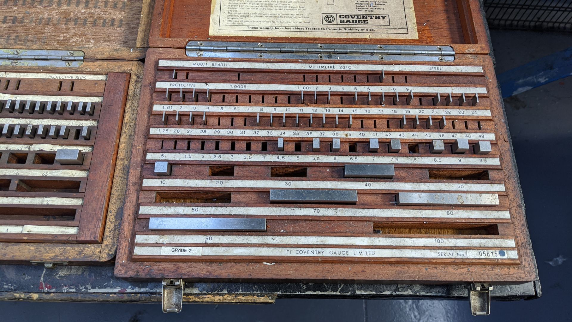 6 off Metrology Gage block kits, each in its own case - incomplete - see photos - Image 8 of 9