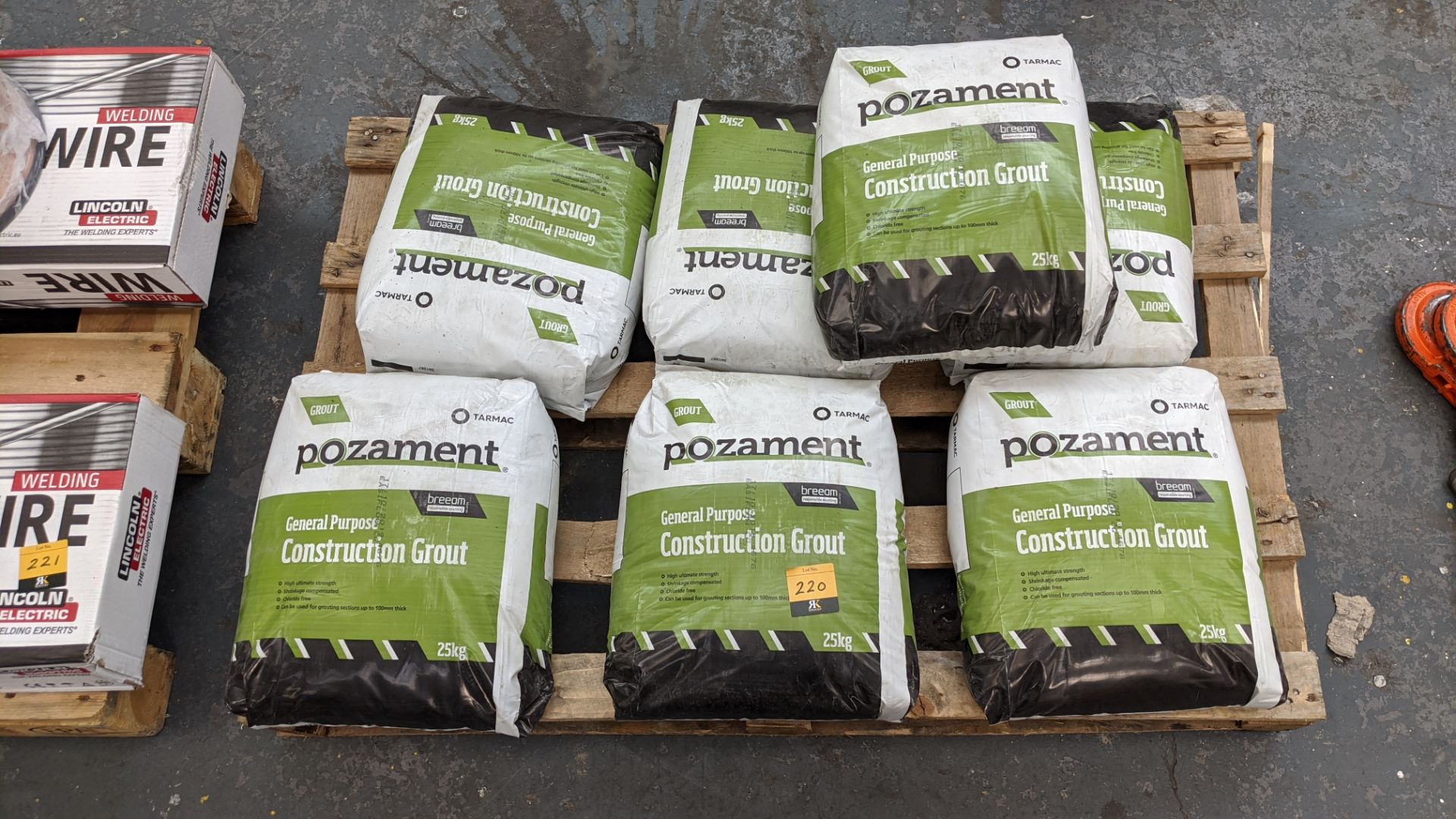 7 off 25kg bags of Pozament general purpose construction grout - Image 3 of 3