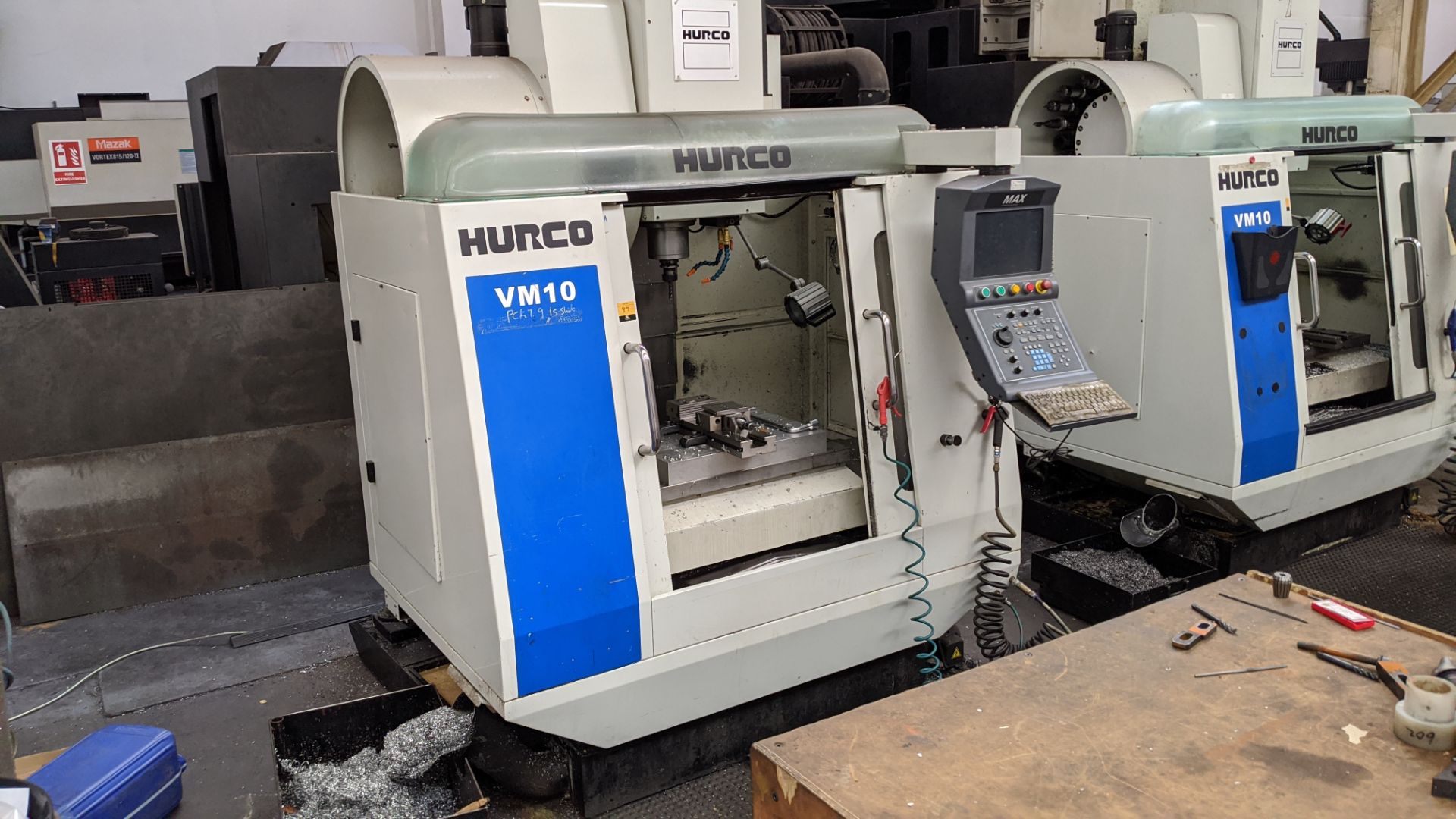 2011 Hurco VM10 CNC machining centre, serial no. H-V1E0580. Incorporates Max swing-out controller. - Image 19 of 20