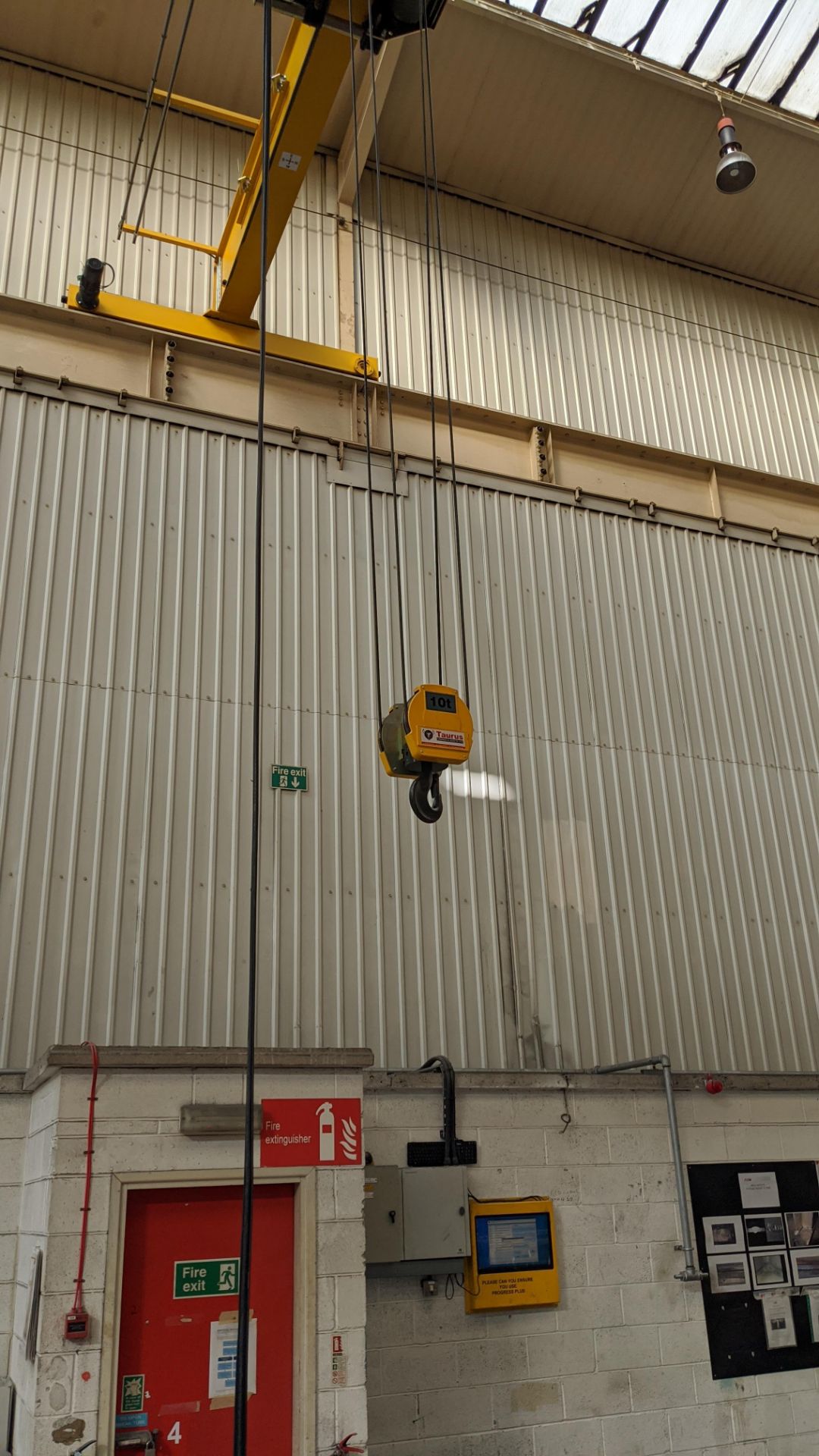 4 off 10ton capacity overhead cranes. - Image 29 of 40