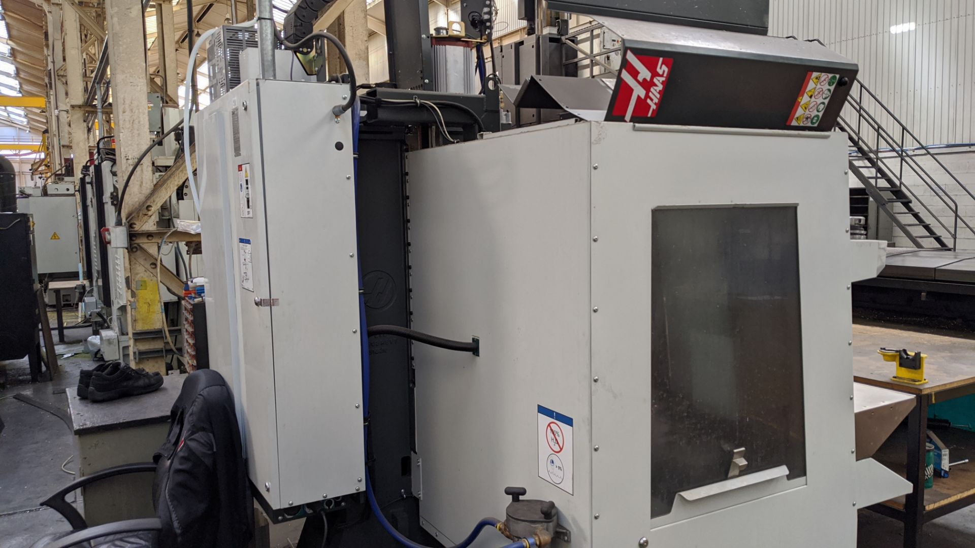 2017 Haas model TM-1P CNC machining centre, serial no. 1136253. Incorporating swing-out controls. - Image 21 of 25