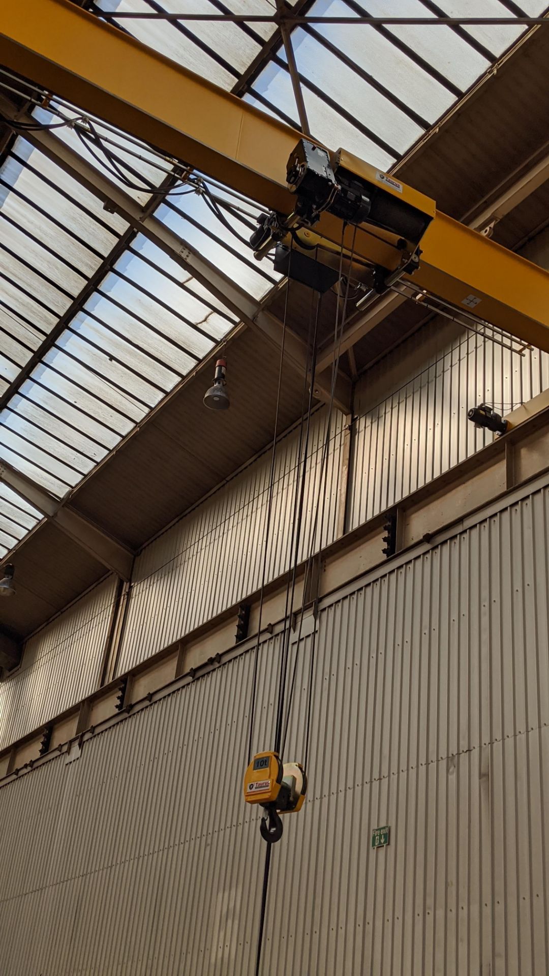 4 off 10ton capacity overhead cranes. - Image 9 of 40