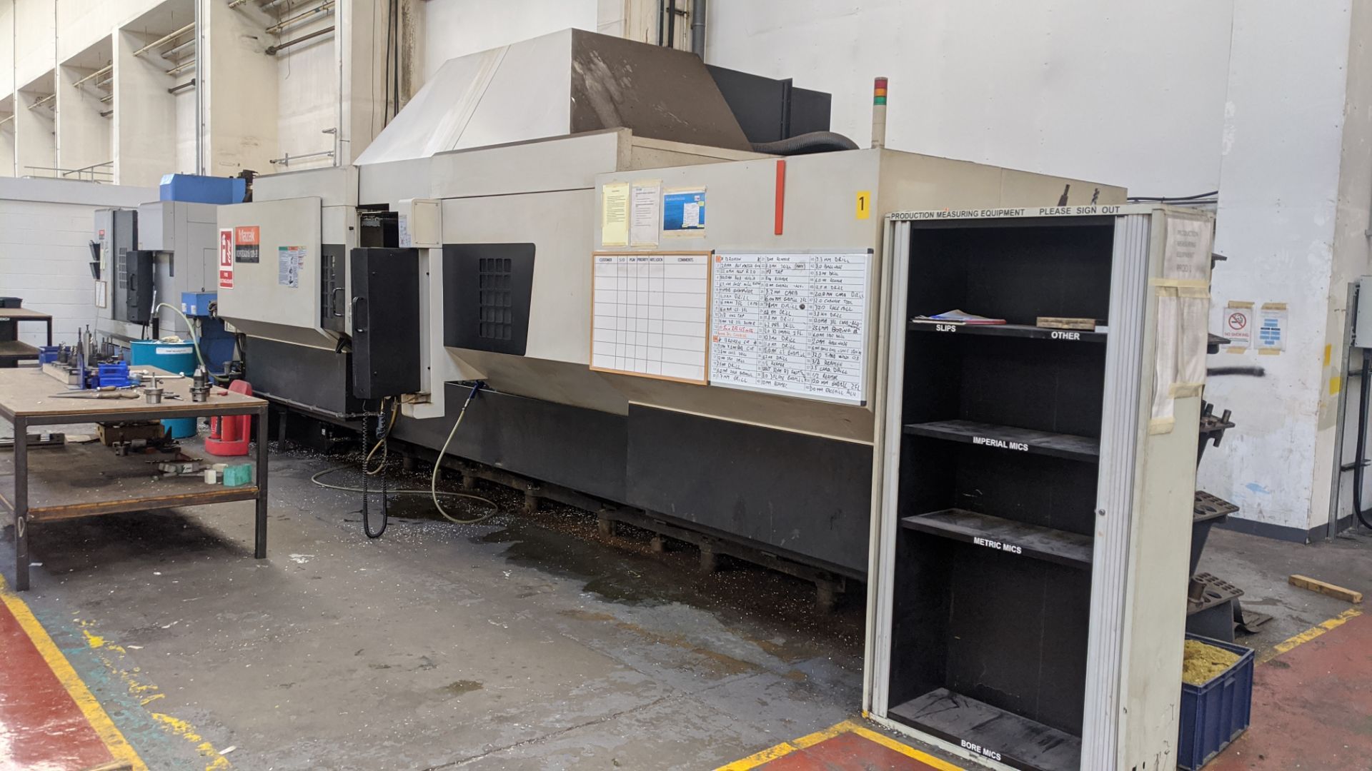 2006 Mazak Vortex 815/120-ii 5-axis CNC machining centre, serial no. 182724. Fanuc control panel. - Image 6 of 38