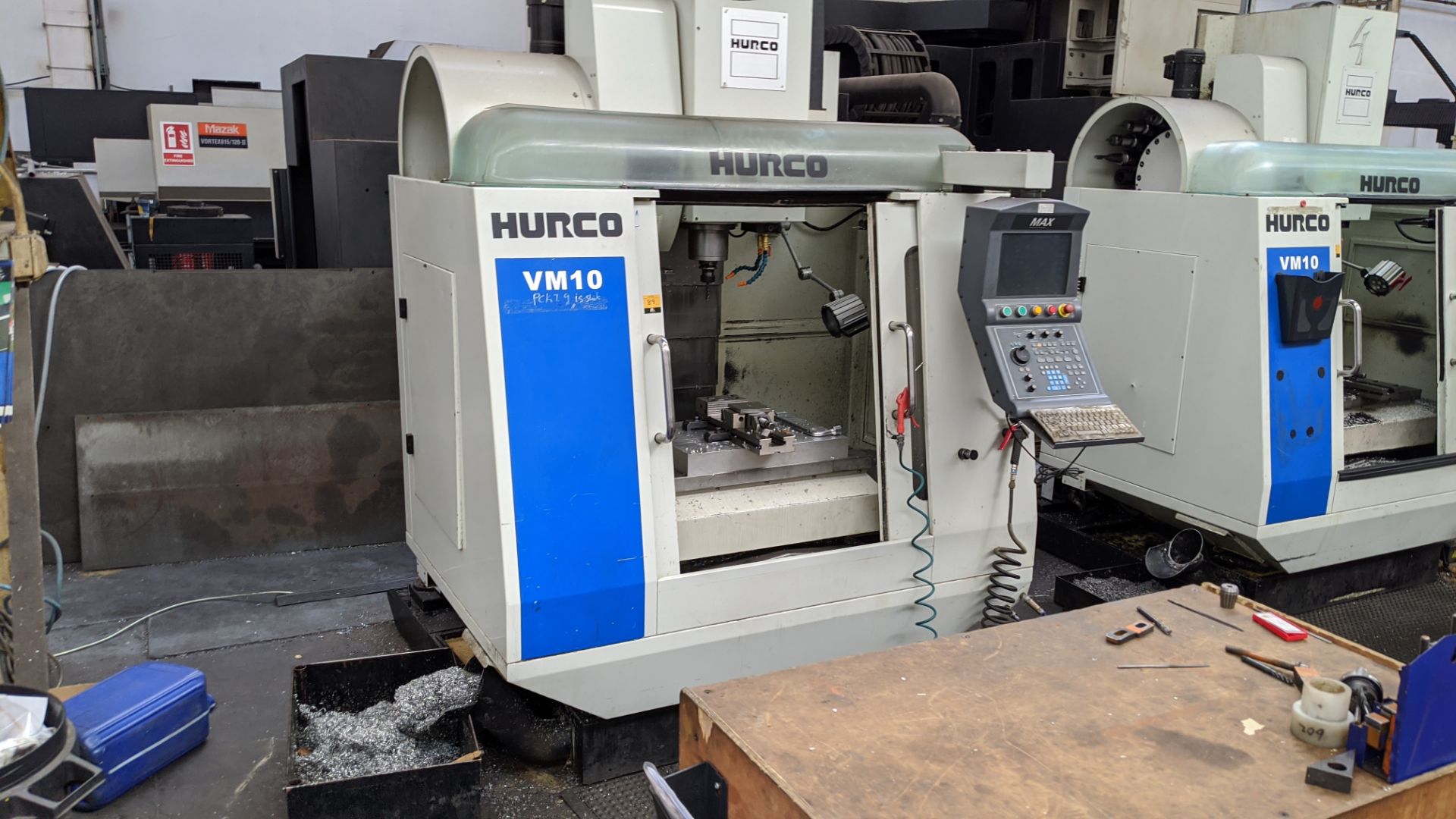 2011 Hurco VM10 CNC machining centre, serial no. H-V1E0580. Incorporates Max swing-out controller. - Image 18 of 20