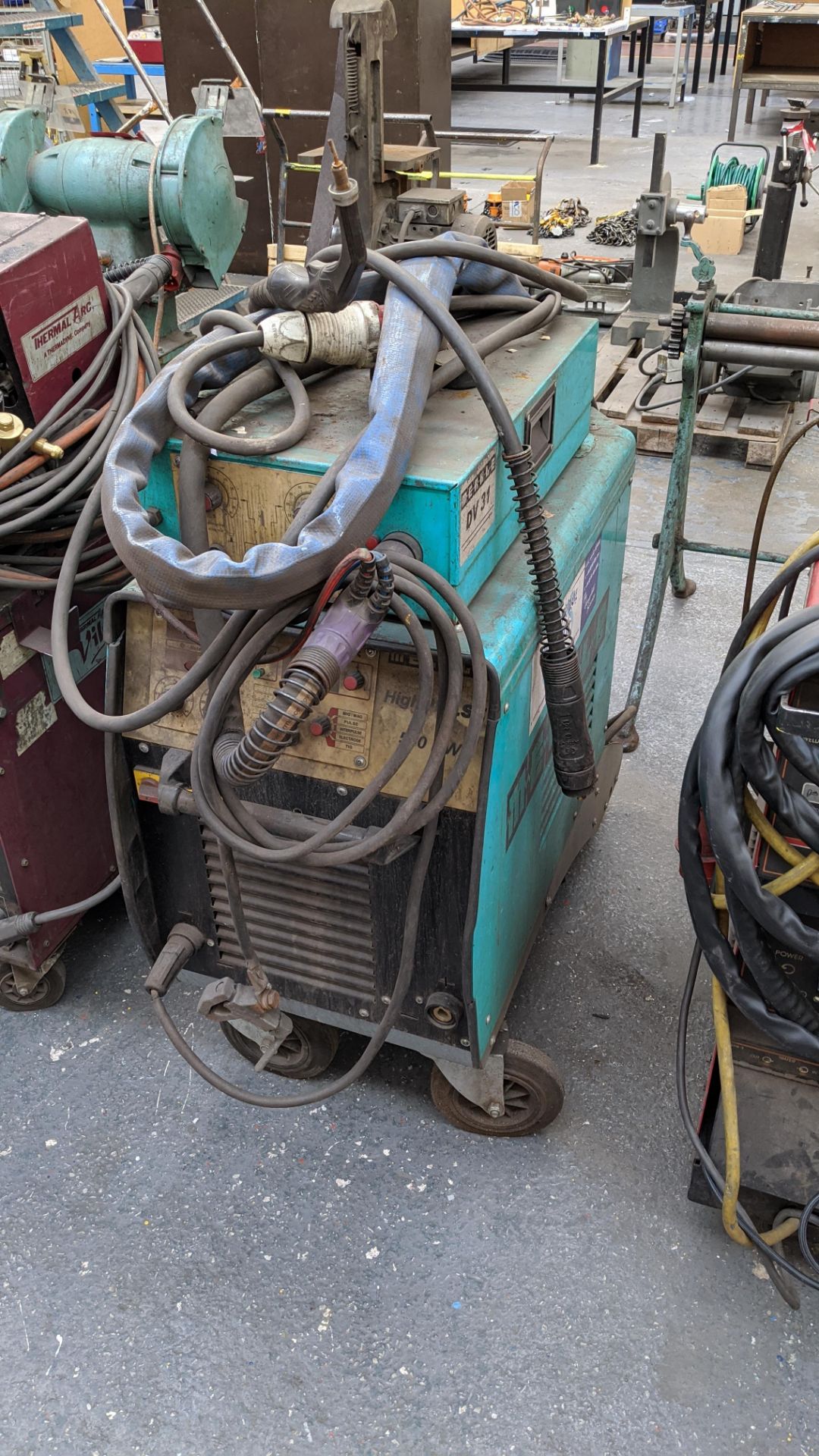 Merkle High Pulse 550DW welder plus Merkle DV31