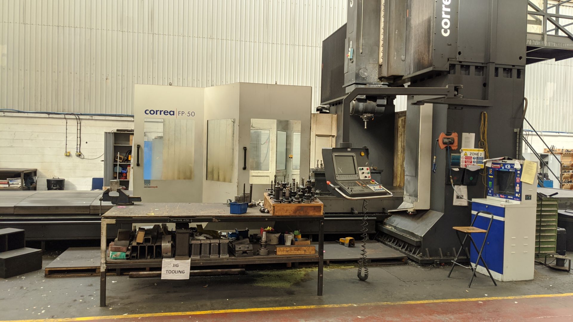 2010 Correa model FP-50/80 bridge milling machine, serial no. 892215. Total machine weight 93 tonne. - Image 7 of 49