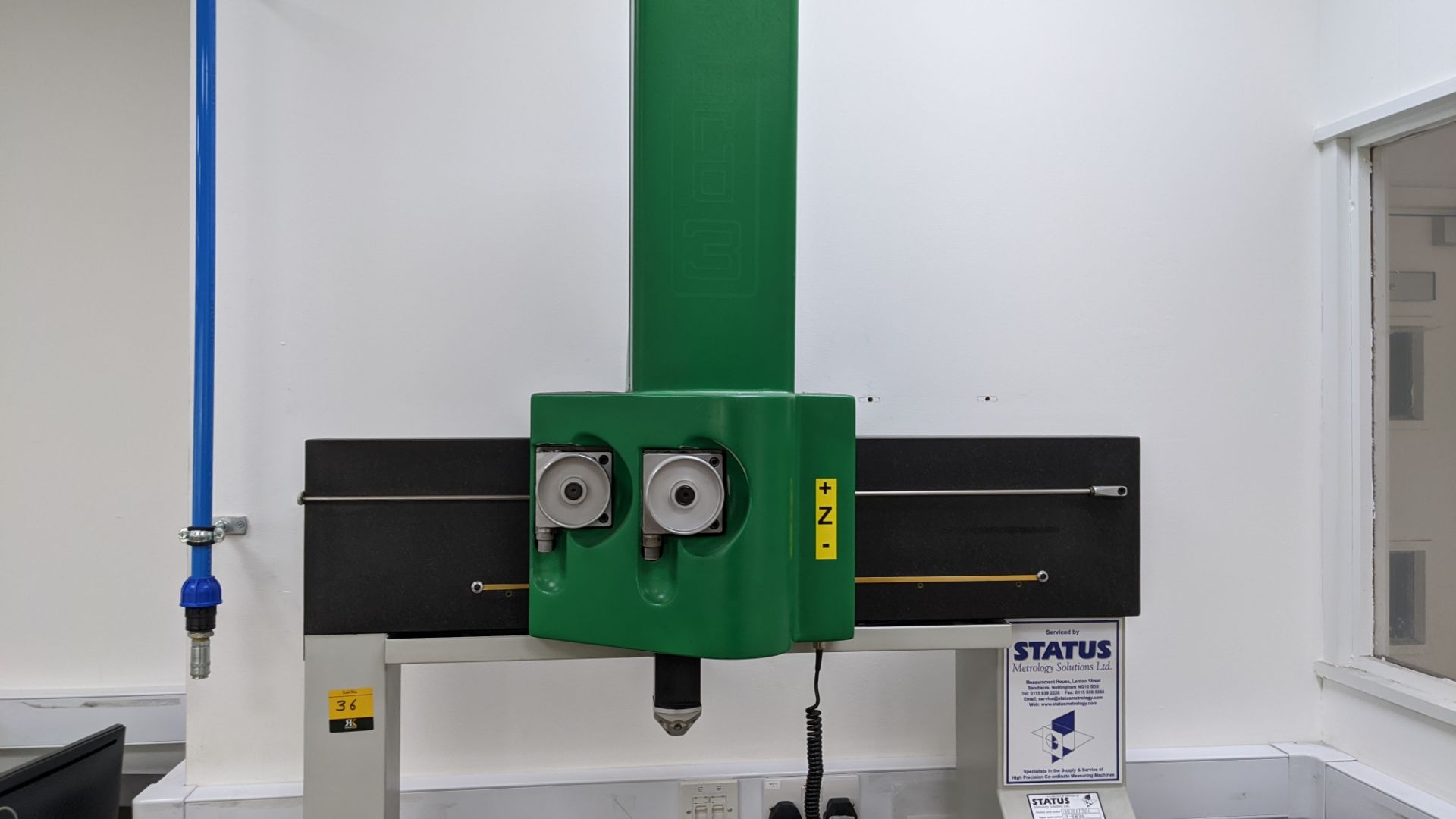 Coord 3 CMM on table measuring approx. 900mm x 780mm, including plate & bench centre as pictured. We - Image 7 of 12