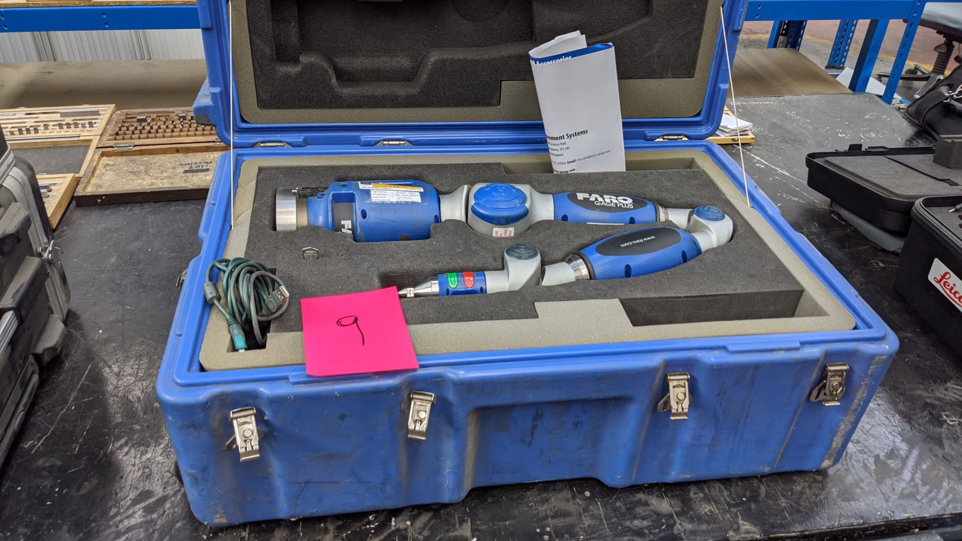 Faro Gage Plus measuring arm, model F04, serial no. F04-02-06-21765. This lot includes mobile - Image 23 of 24