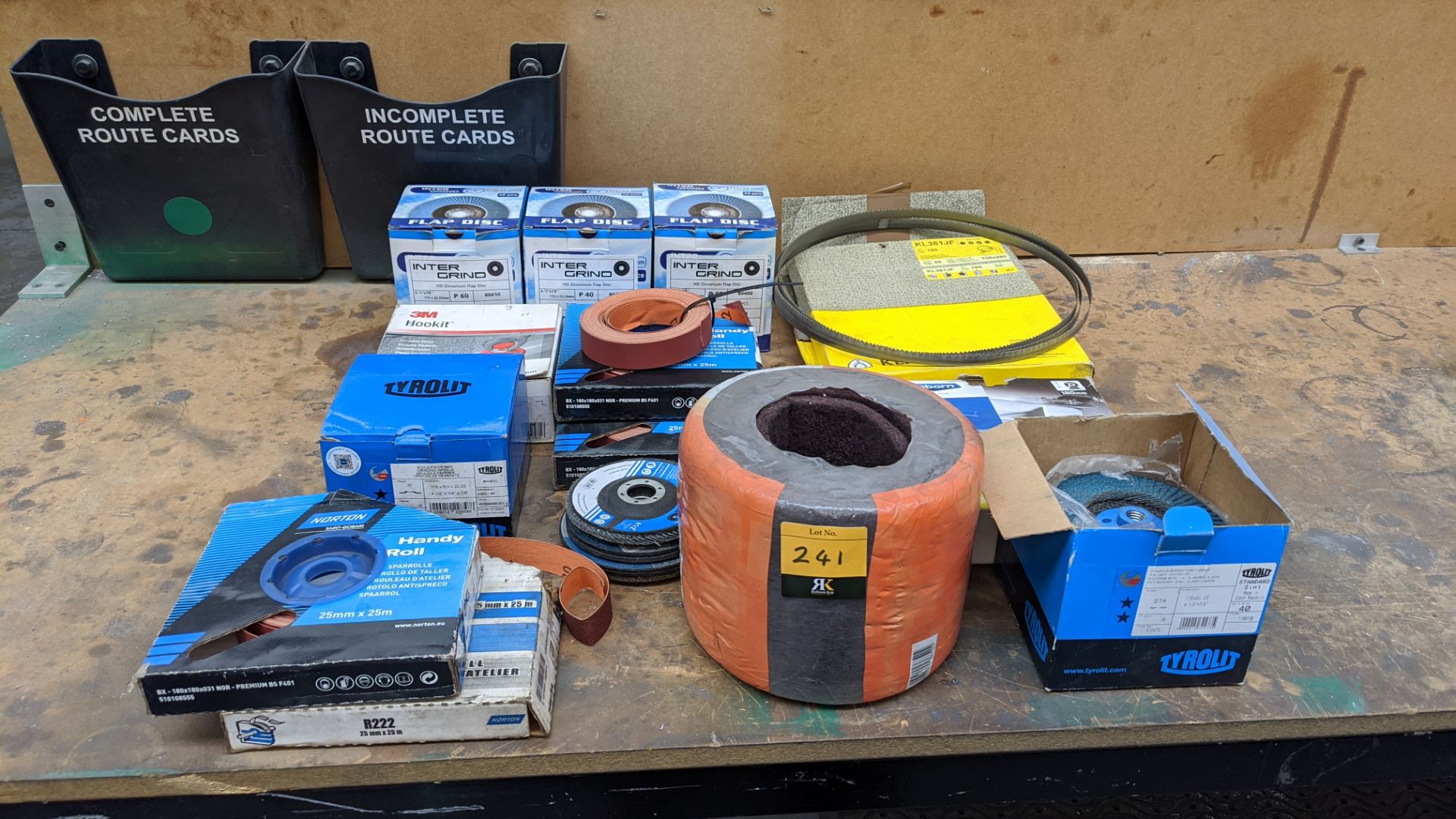 Quantity of consumables including flat discs, grinding discs & abrasive paper - Image 4 of 4