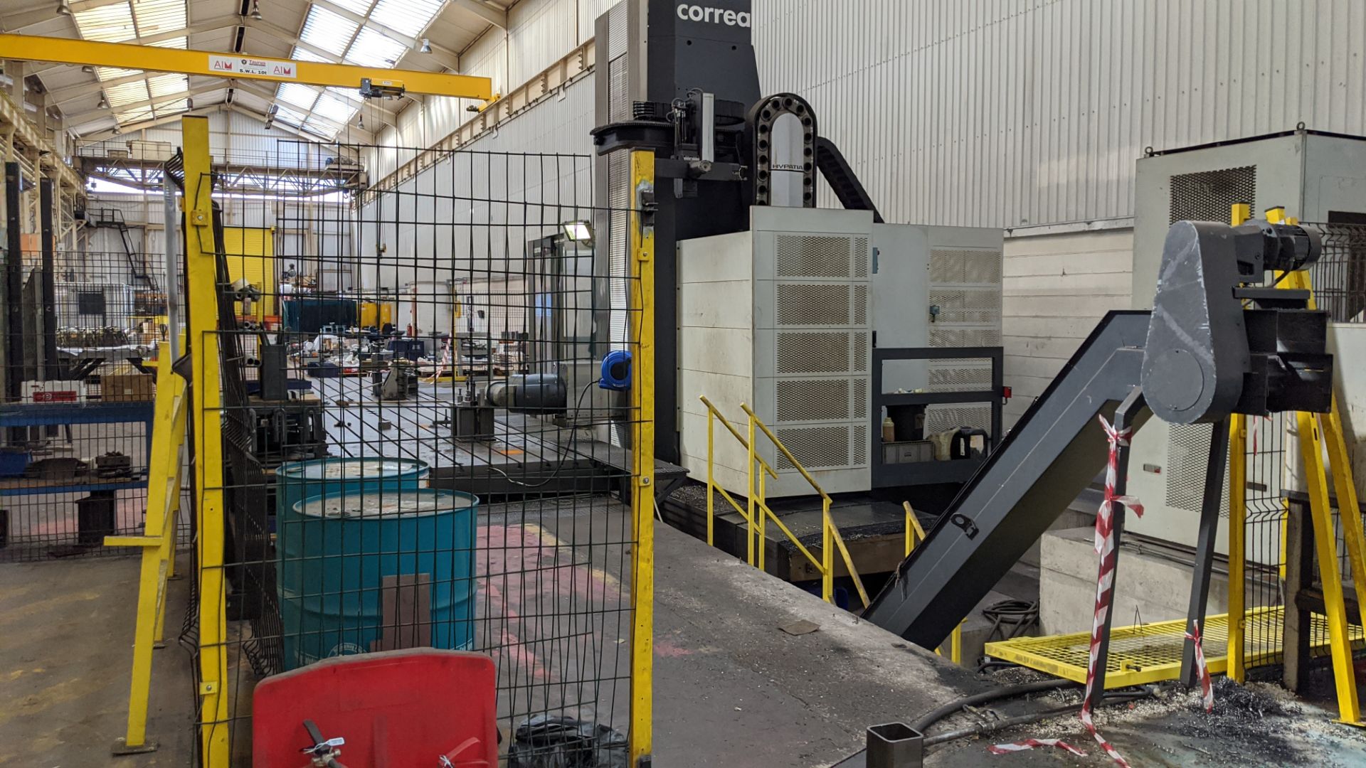 2011 Correa Axia moving column milling machine, serial no. 785075. Total machine weight 62 tonne. - Image 41 of 47